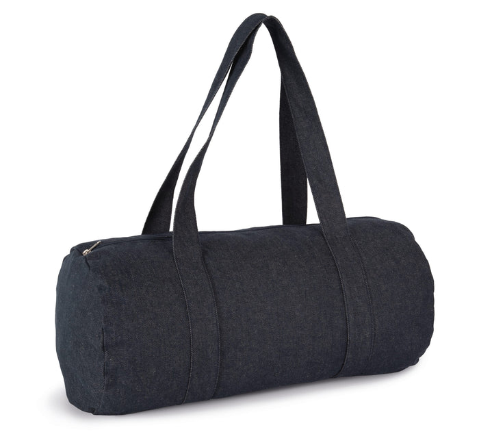 Bolsa cilíndrica denim