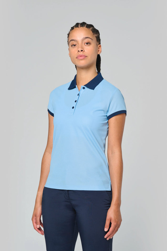Polo piqué performance mujer