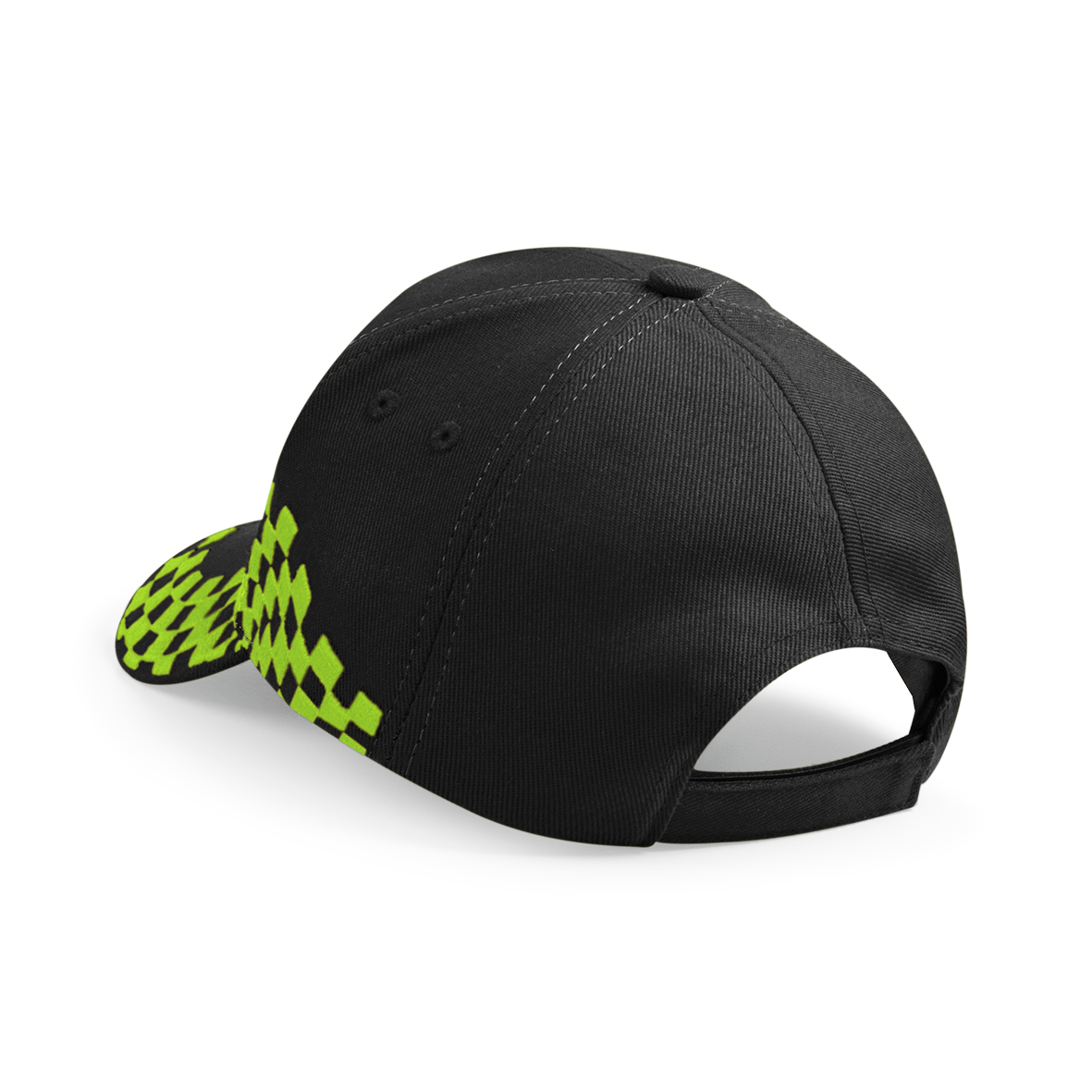 GDTXB159 Black / Lime Green BACK