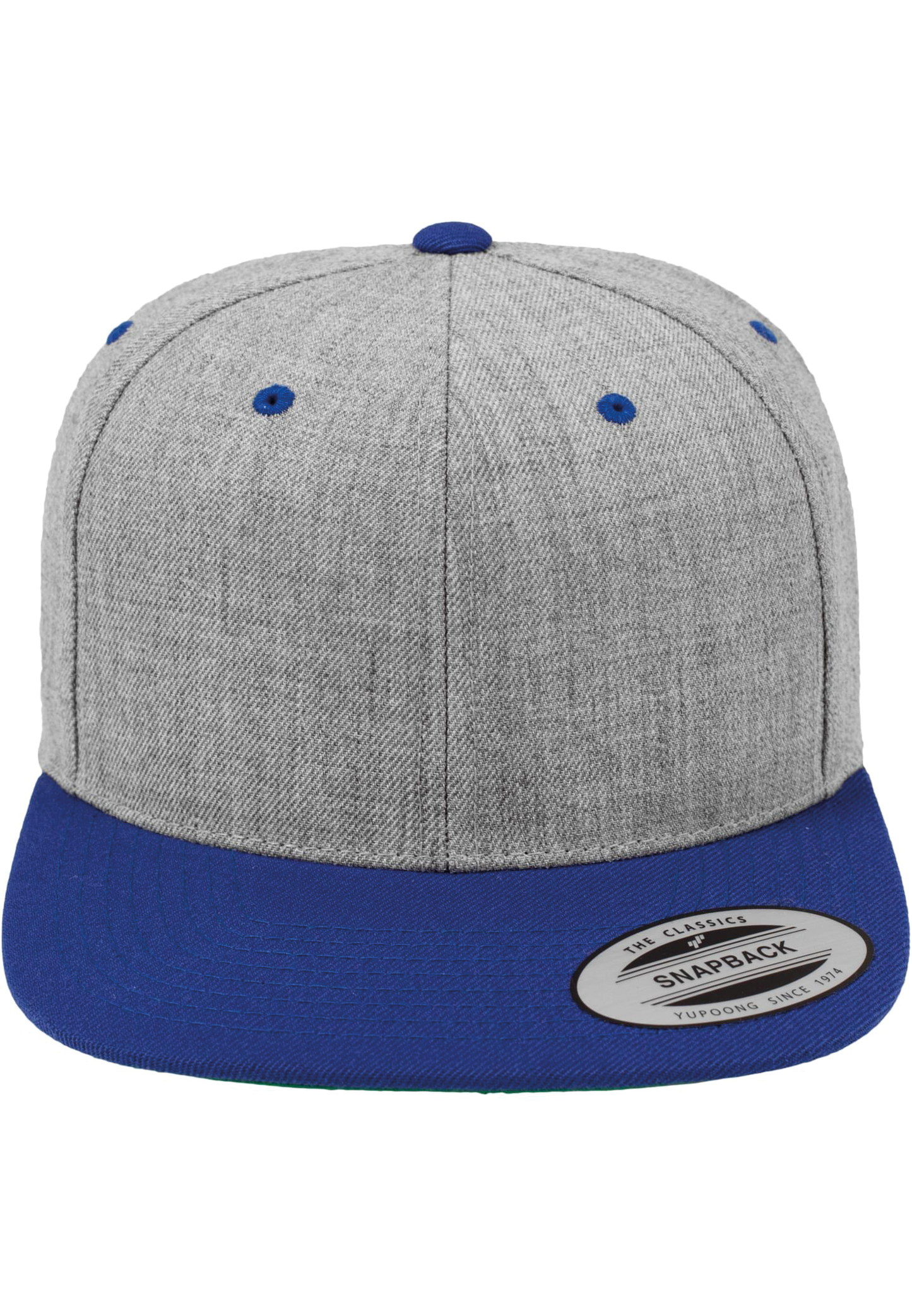 GDTXFL6089MT HEATHER / ROYAL FACE CAP