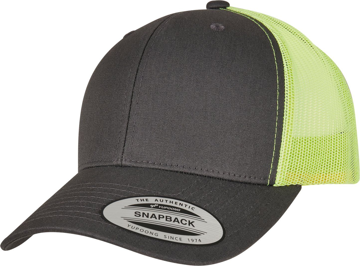 GDTXFL6606T Charcoal / Neon Green FACE SIDE