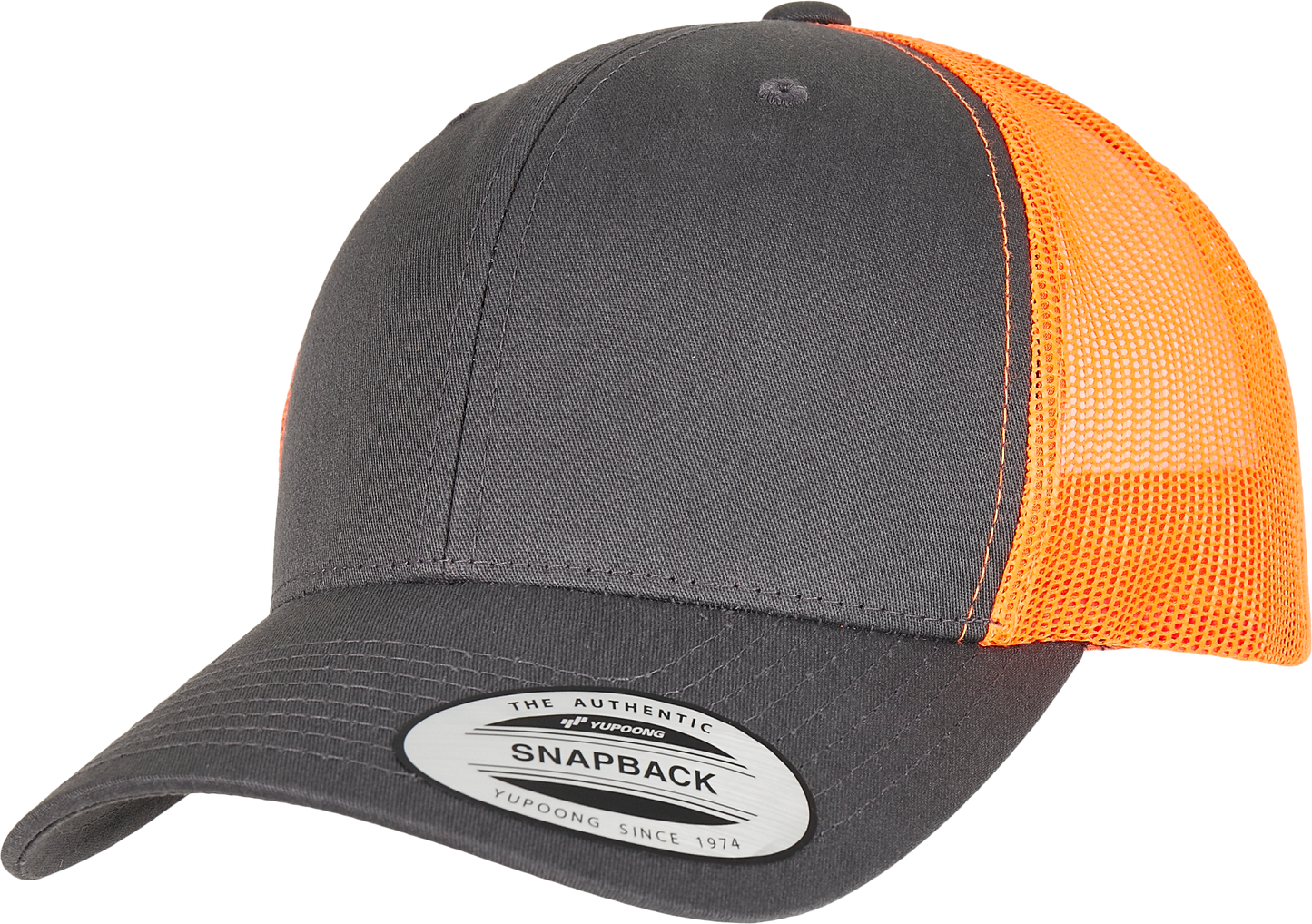 GDTXFL6606T Charcoal / Neon Orange FACE SIDE