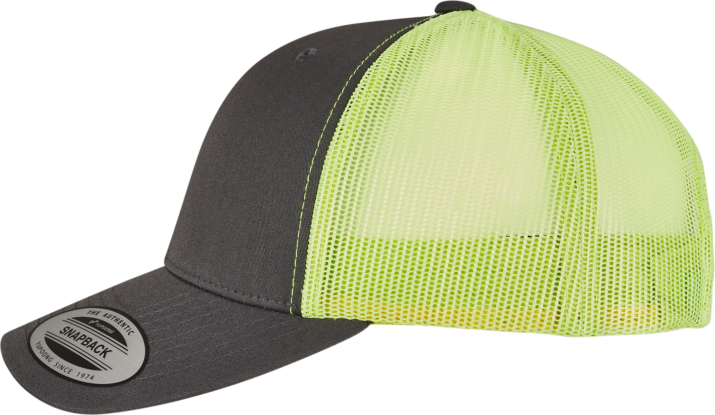 GDTXFL6606T Charcoal / Neon Green SIDE