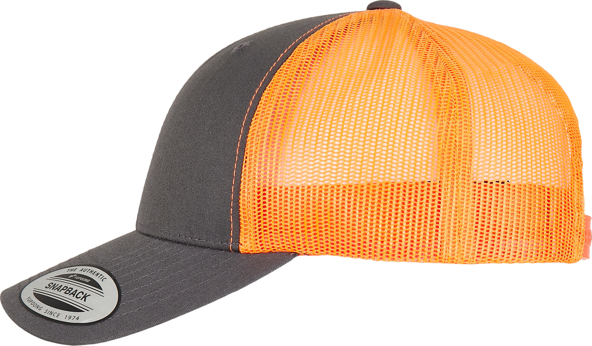 GDTXFL6606T Charcoal / Neon Orange SIDE
