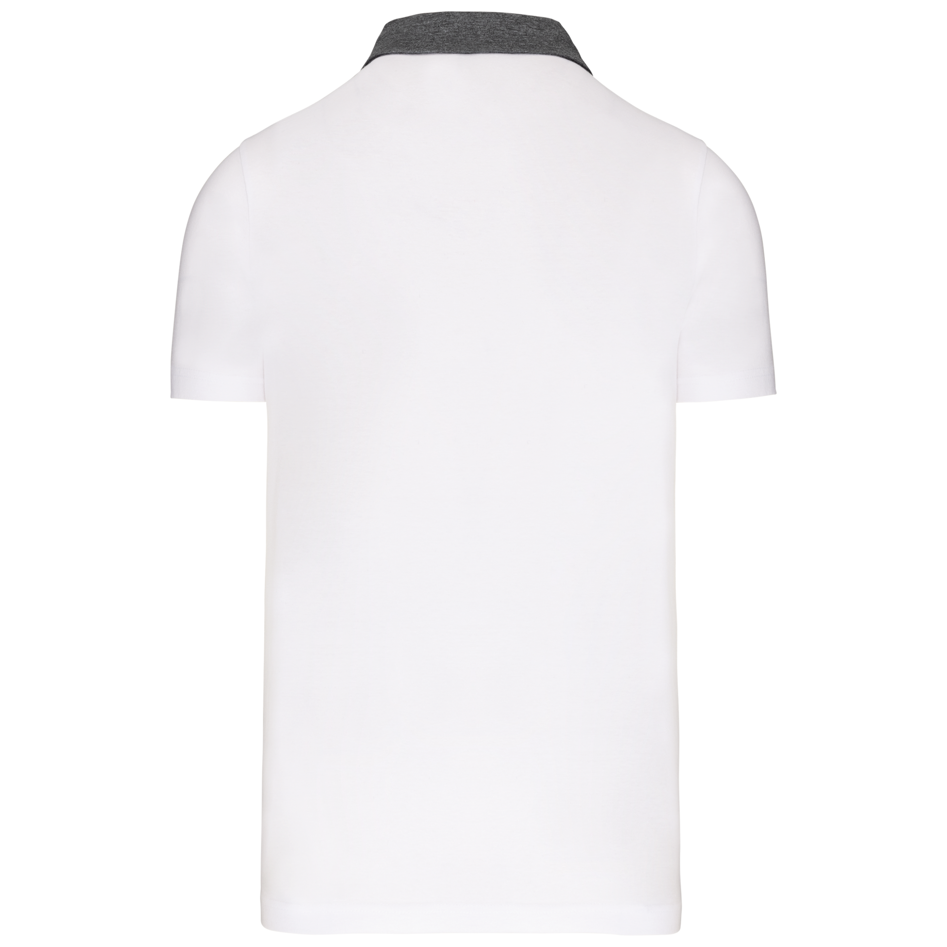 GDTXK260 White / Dark Grey Heather BACK