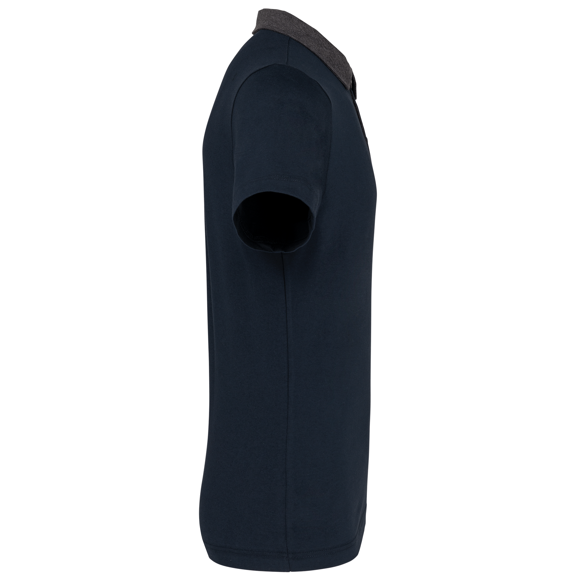 GDTXK260 Navy / Dark Grey Heather SIDE