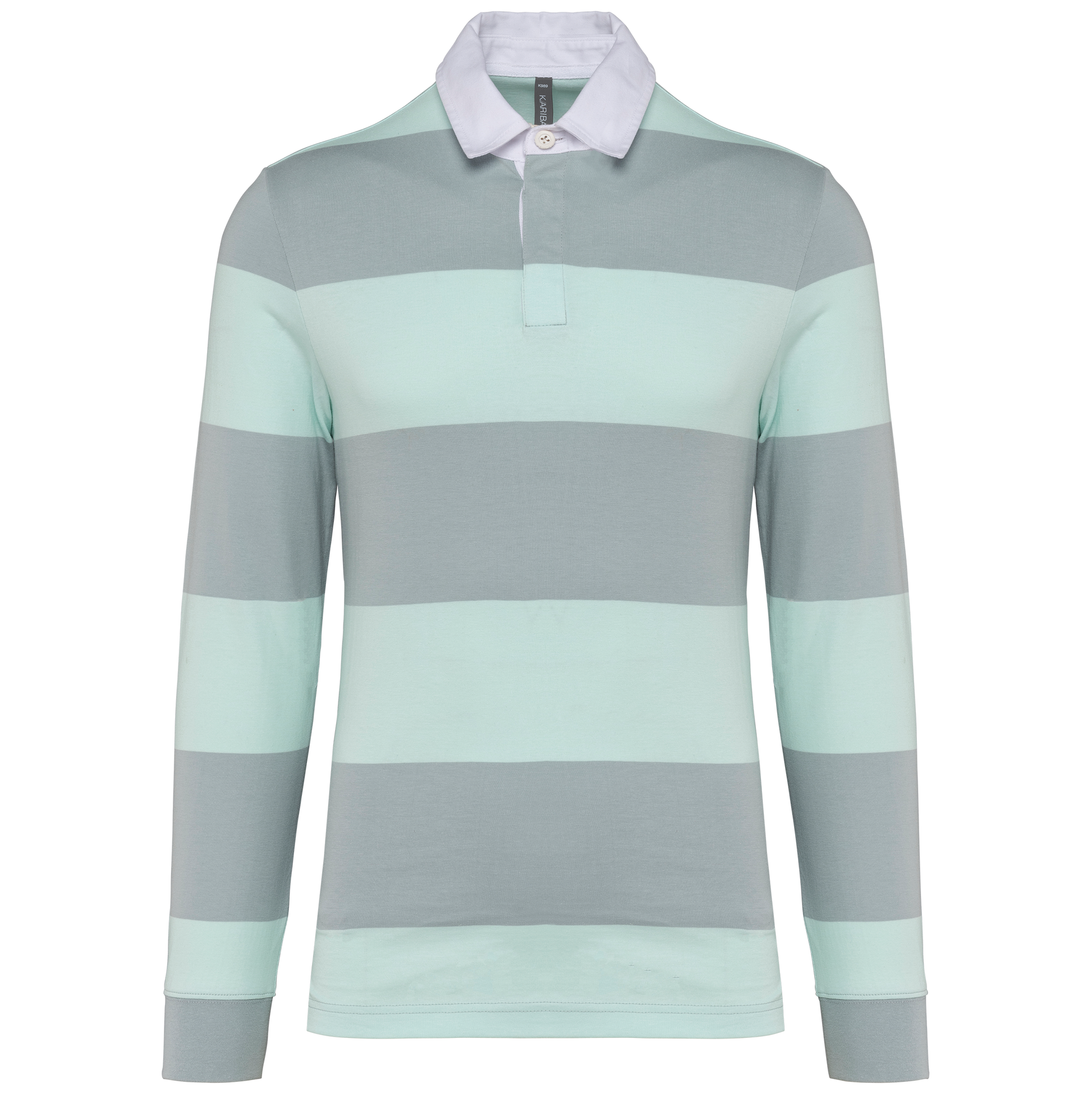 GDTXK285 Light Grey / Ice Mint Stripes FACE