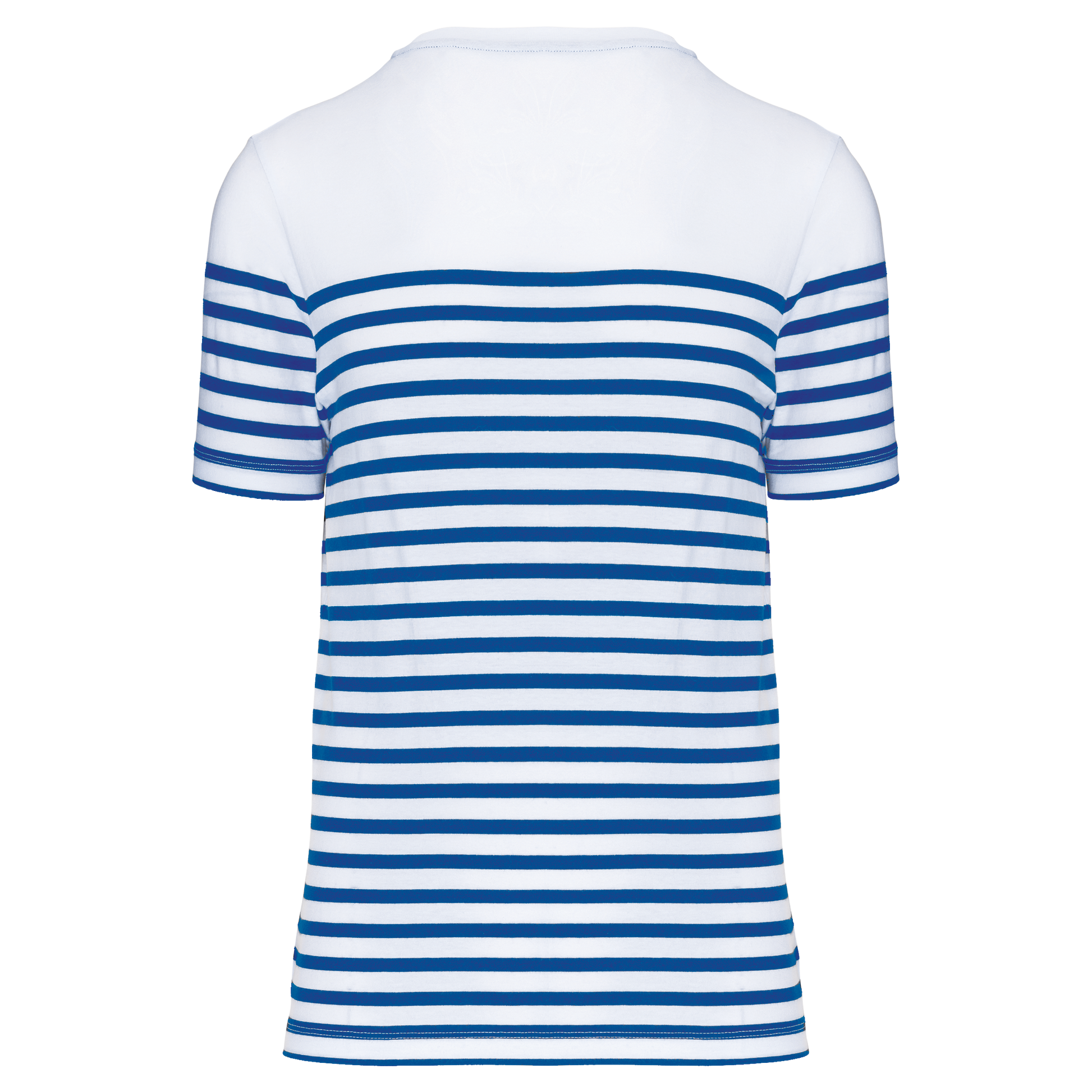 GDTXK3033 White / Royal Blue Stripe BACK