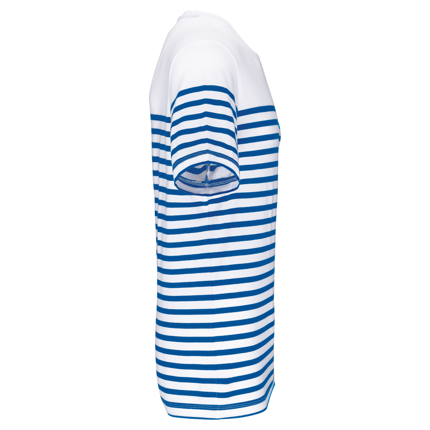 GDTXK3033 White / Royal Blue Stripe SIDE