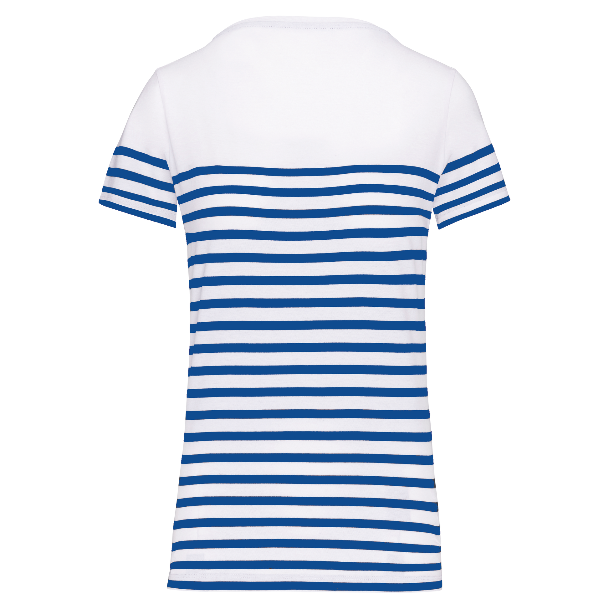 GDTXK3034 White / Royal Blue Stripe BACK