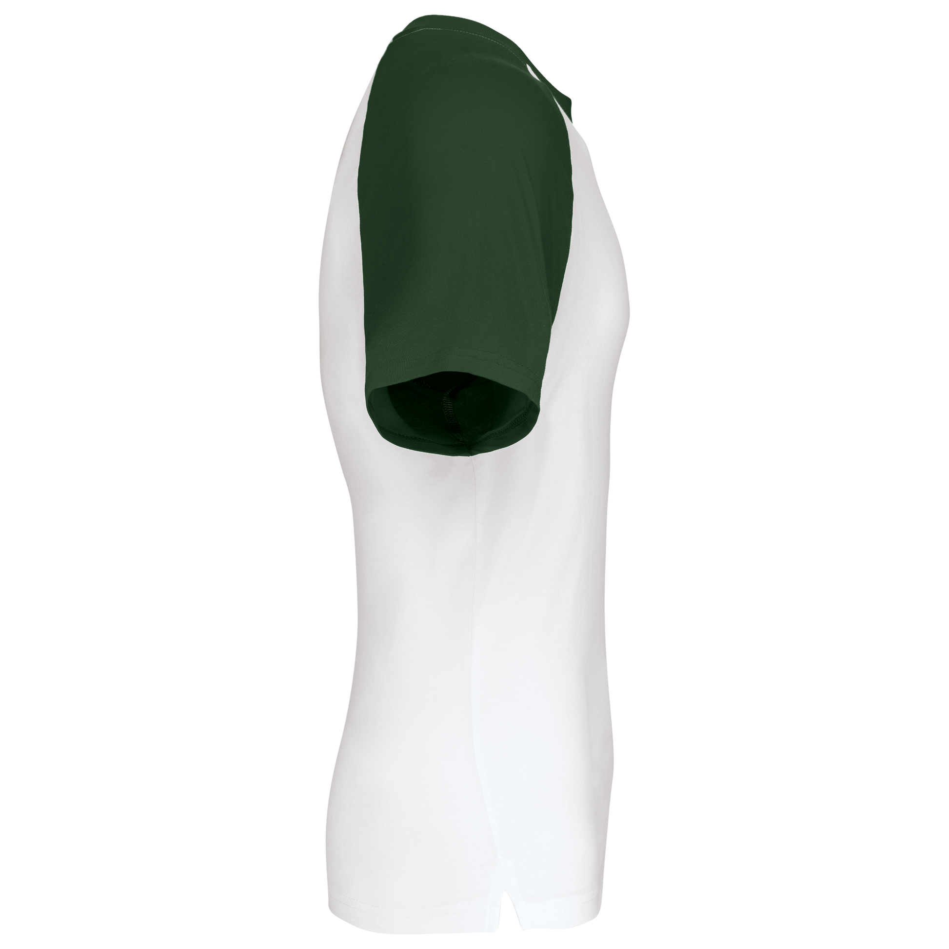 GDTXK330 White / Forest Green SIDE