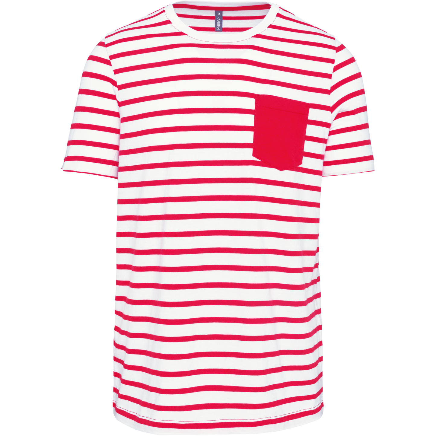 GDTXK378 White / Red Stripe FACE