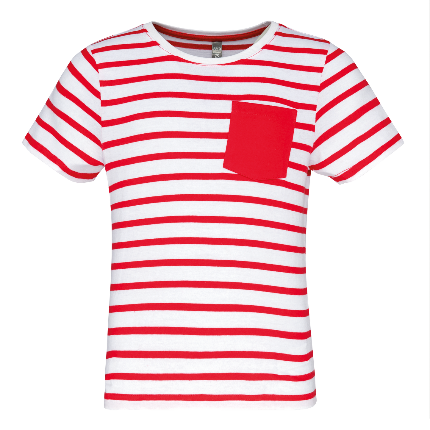 GDTXK379 White / Red Stripe FACE