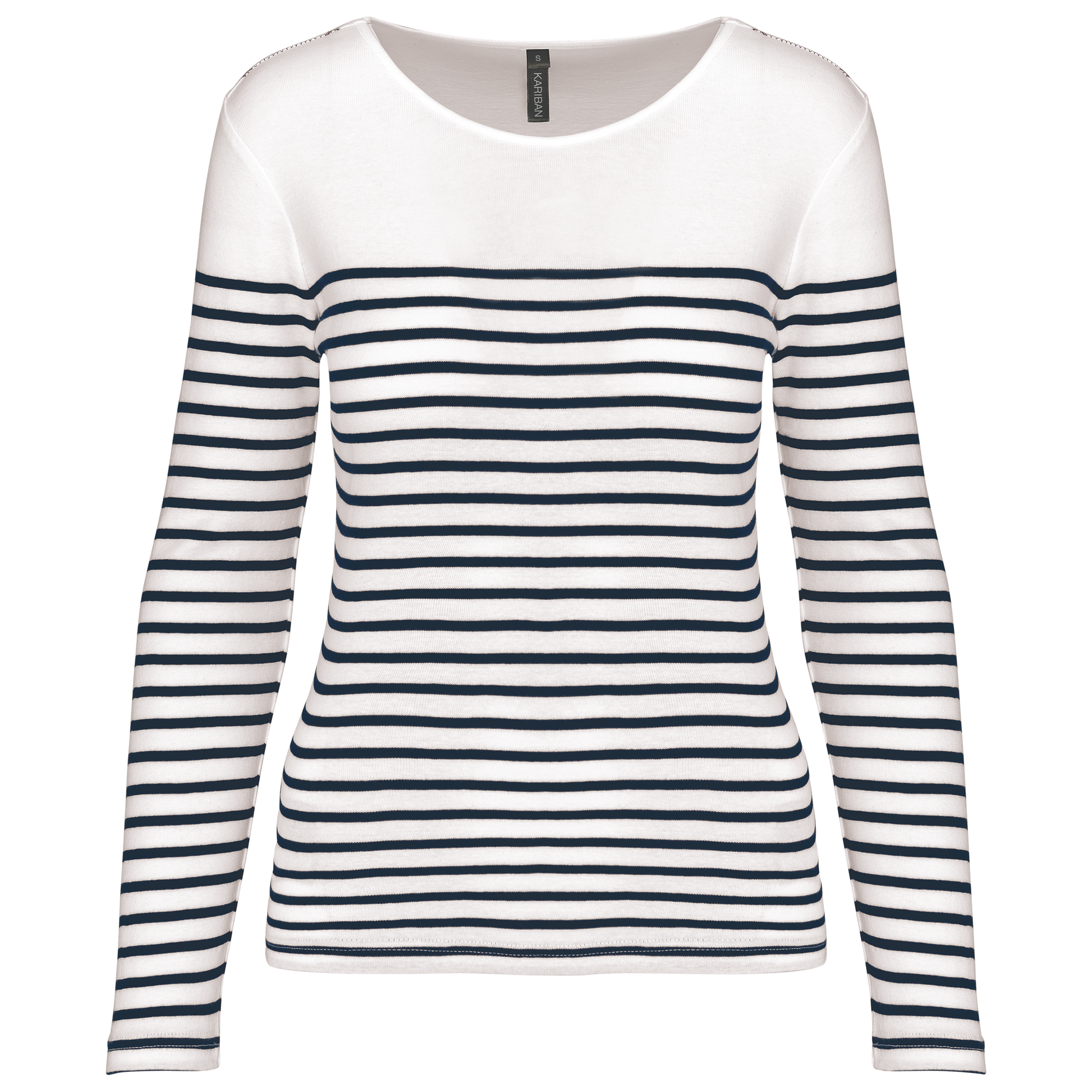 GDTXK386 White / Navy Stripes FACE