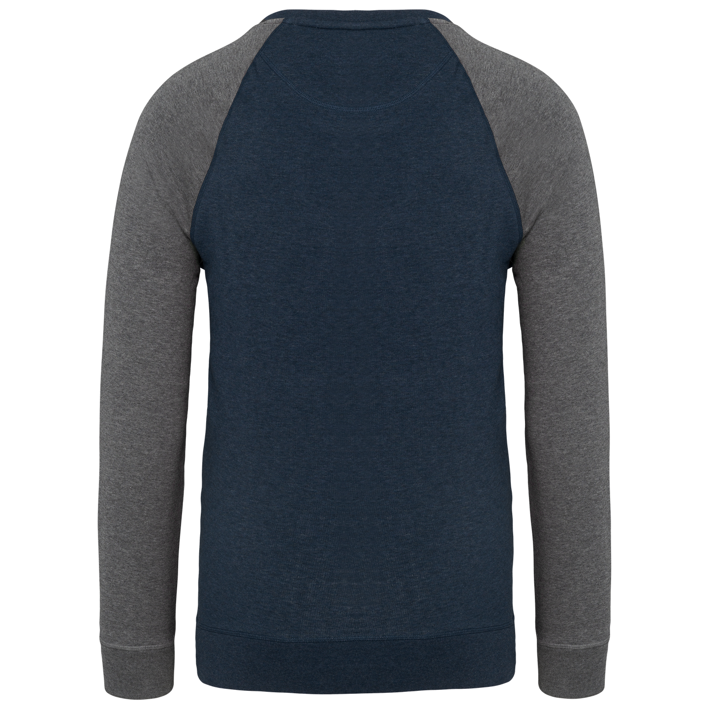 GDTXK491 French Navy Heather / Grey Heather BACK
