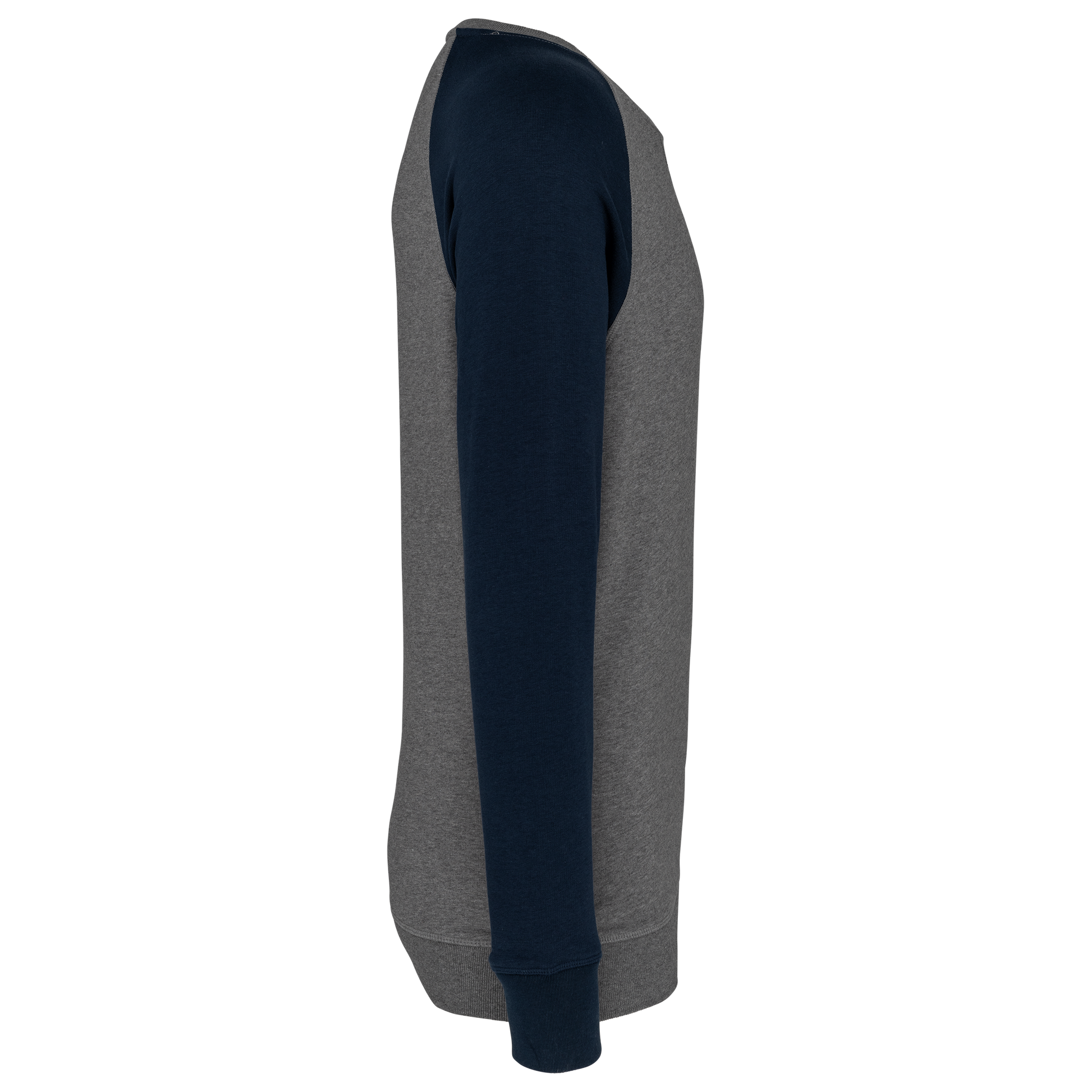 GDTXK491 Grey Heather / Navy SIDE