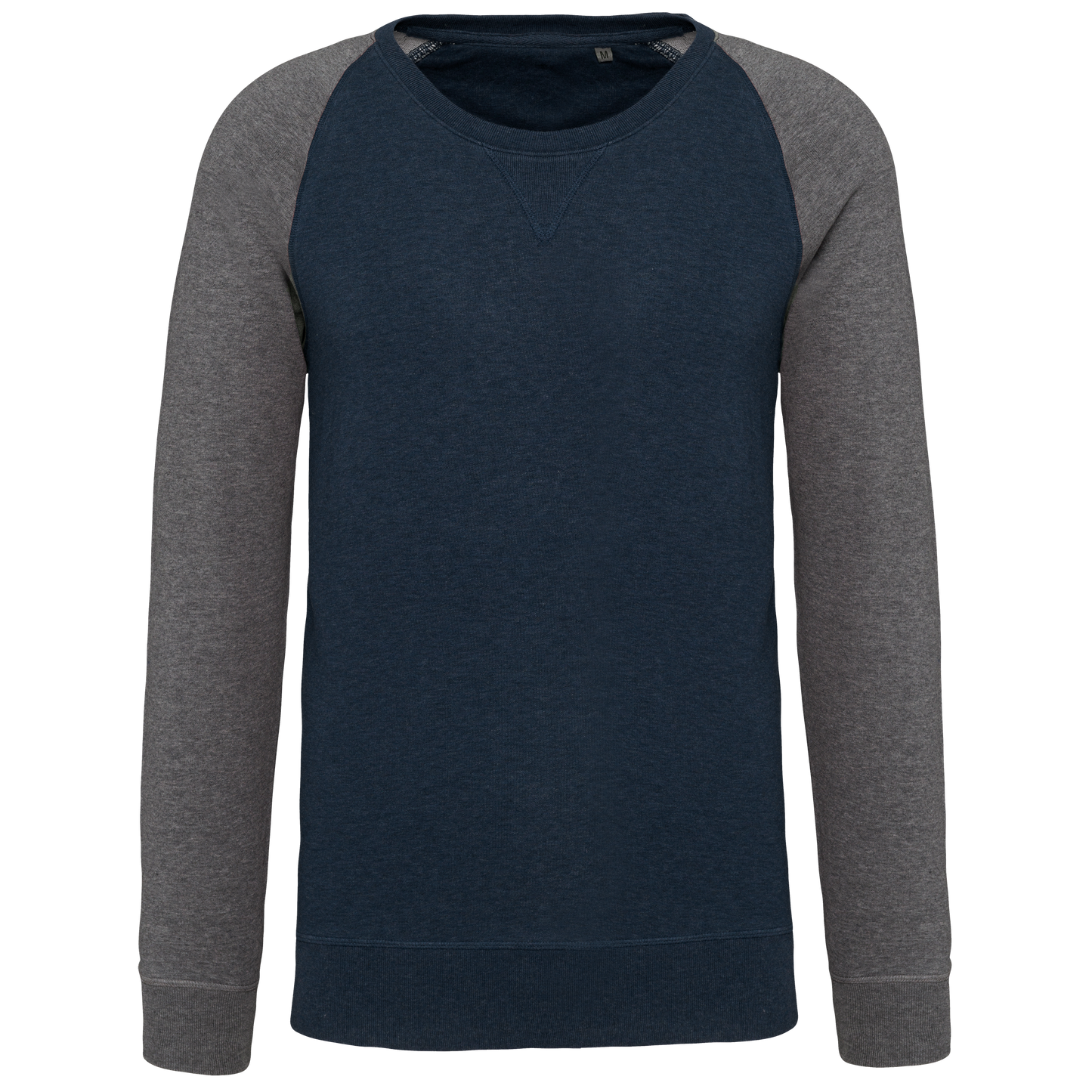 GDTXK491 French Navy Heather / Grey Heather FACE
