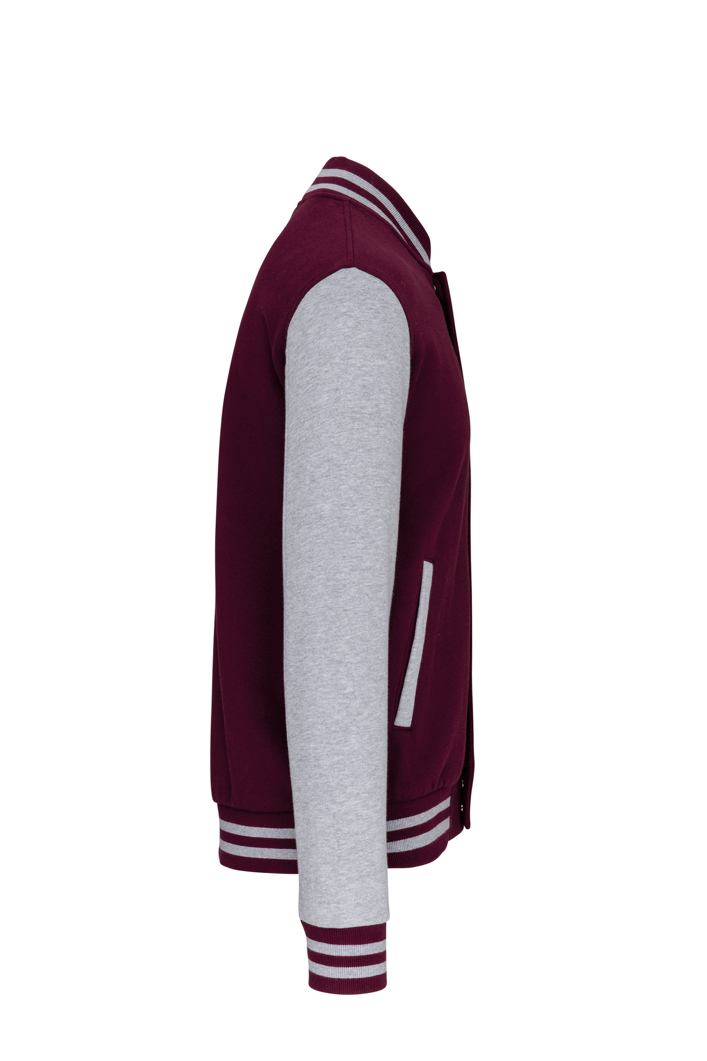 GDTXK497 Wine / Oxford Grey SIDE
