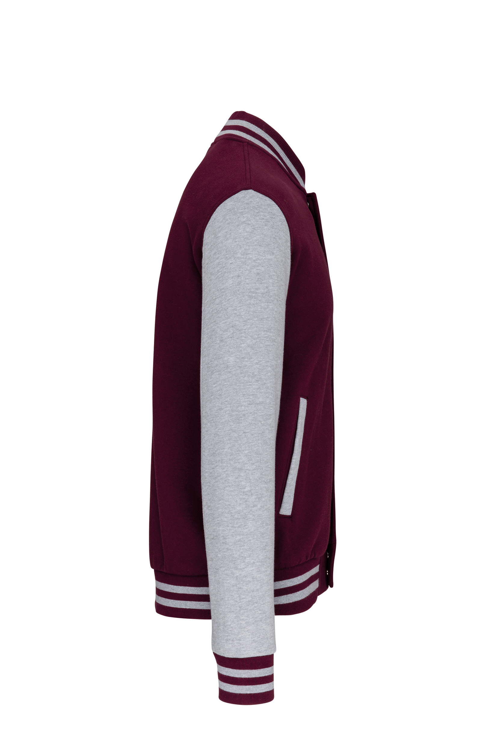 GDTXK497 Wine / Oxford Grey SIDE