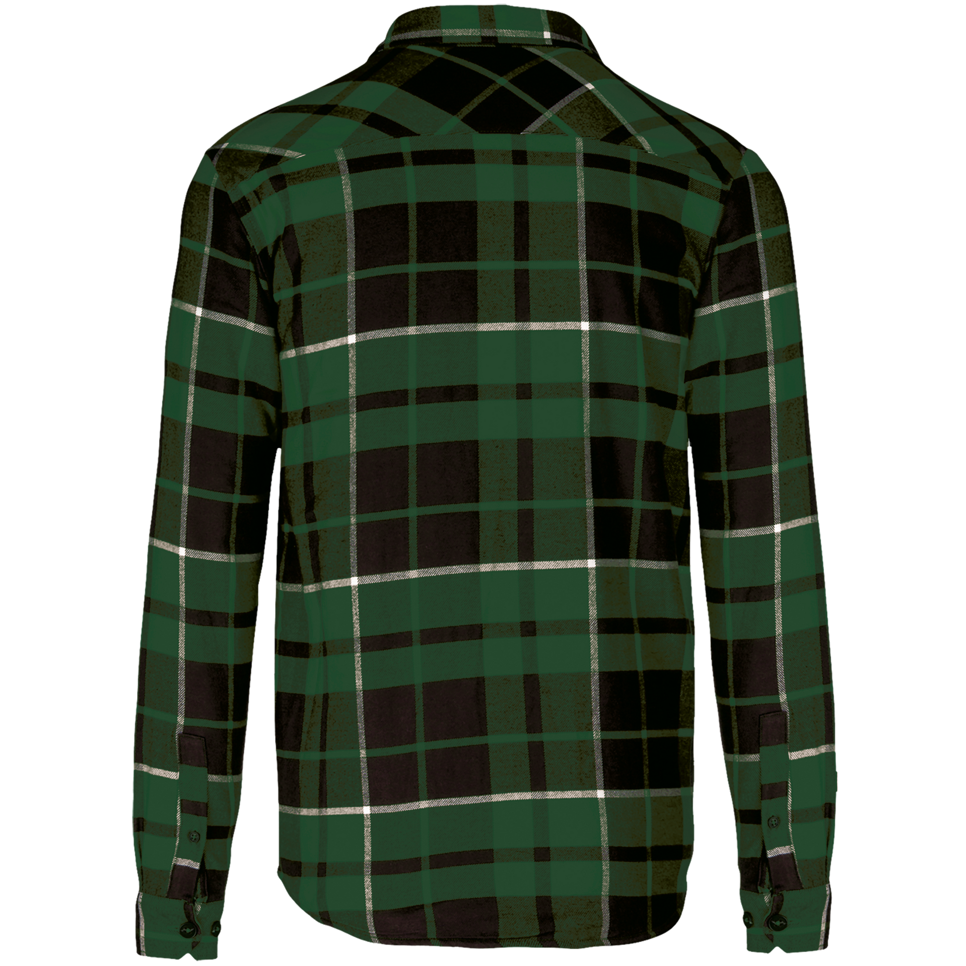 GDTXK579 Forest Green / Black Checked BACK