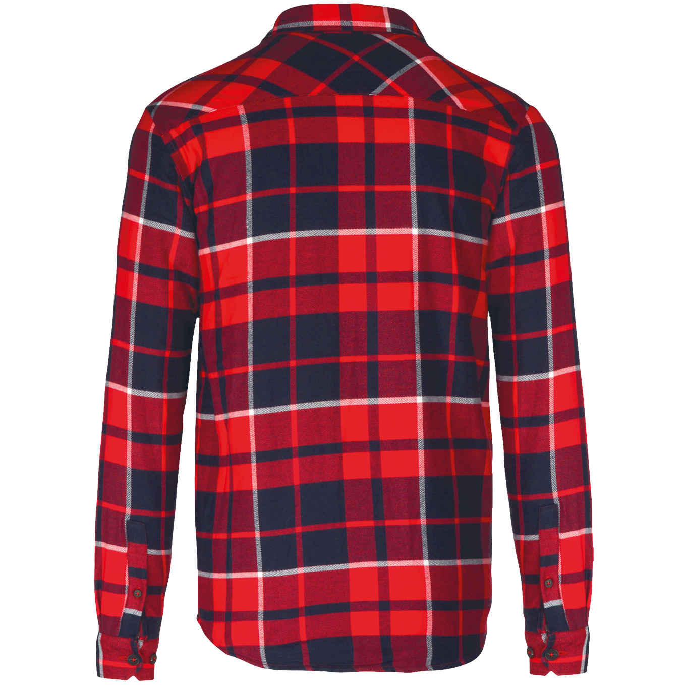 GDTXK579 Red / Navy checked BACK