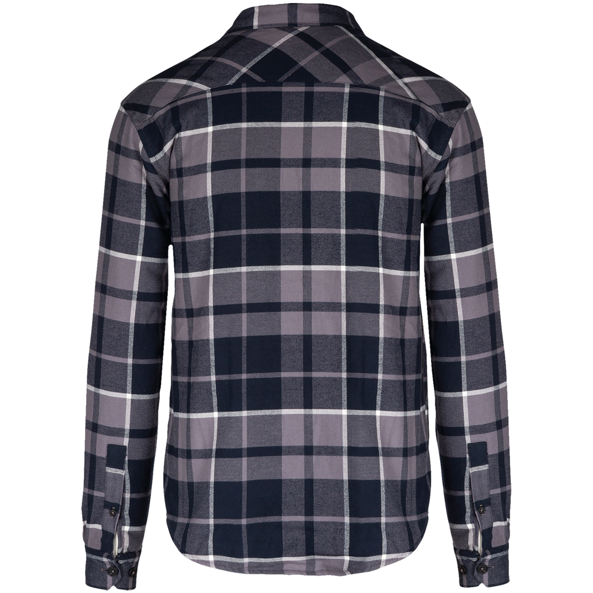 GDTXK579 Storm Grey / Navy checked BACK