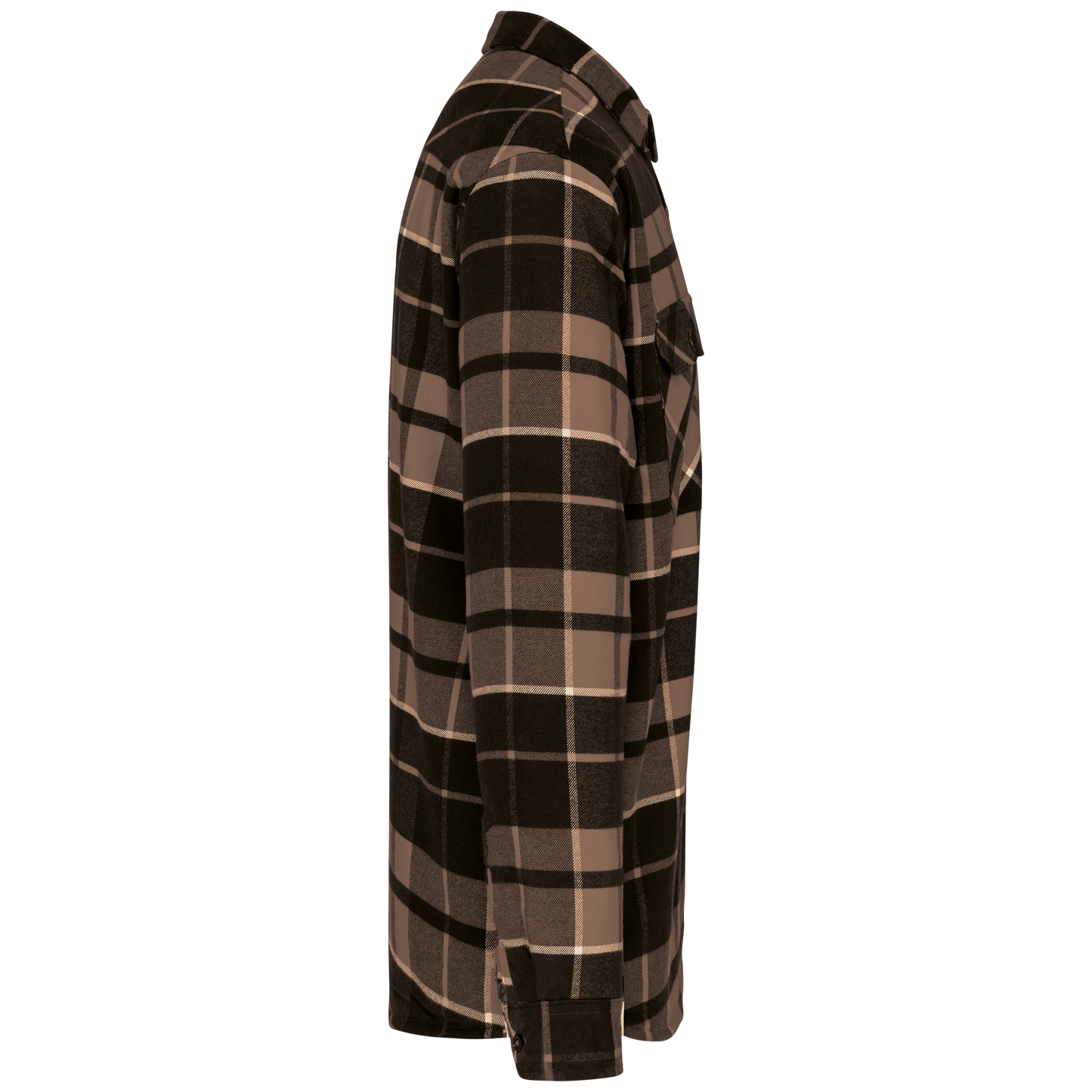 GDTXK579 Camel / Black Checked SIDE