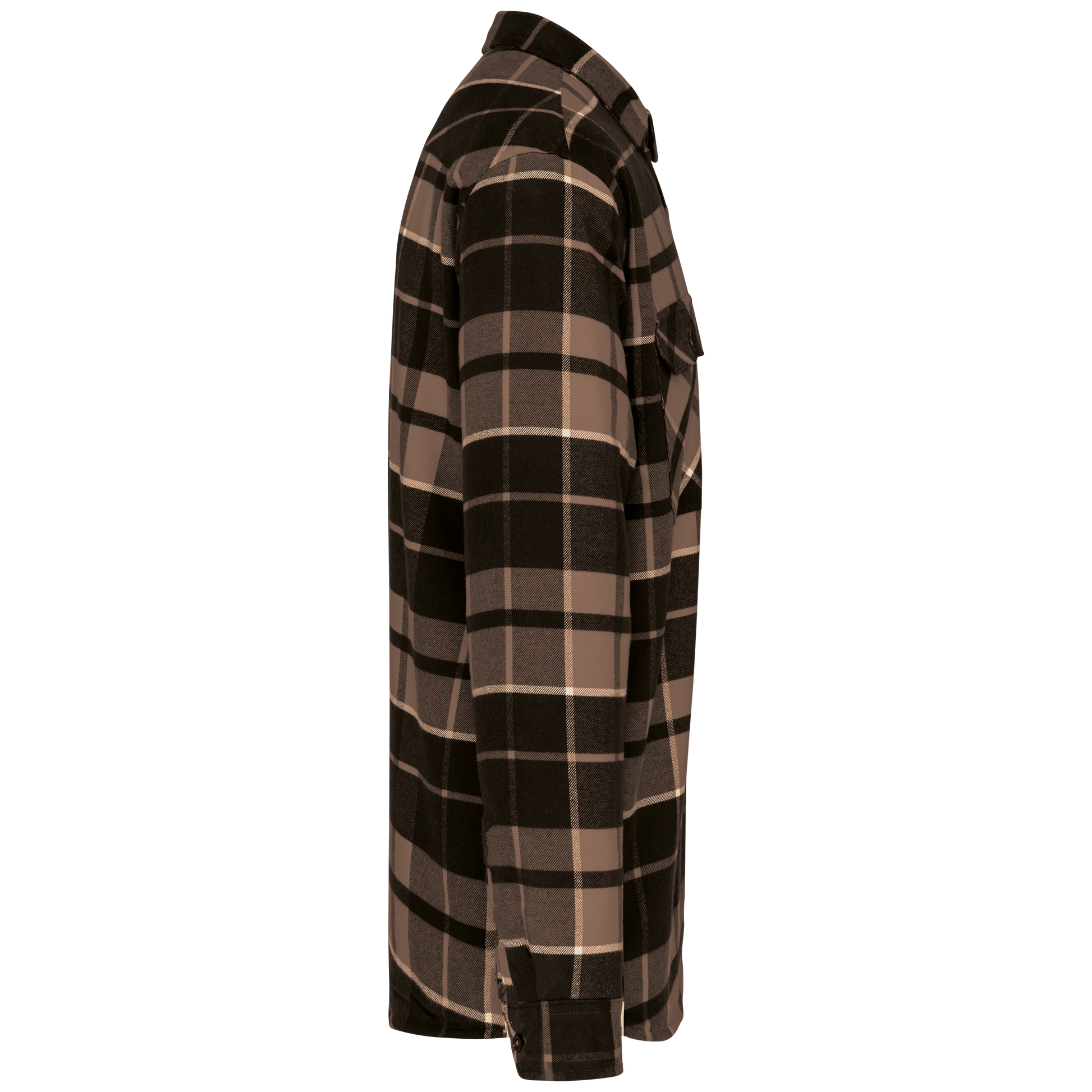 GDTXK579 Camel / Black Checked SIDE