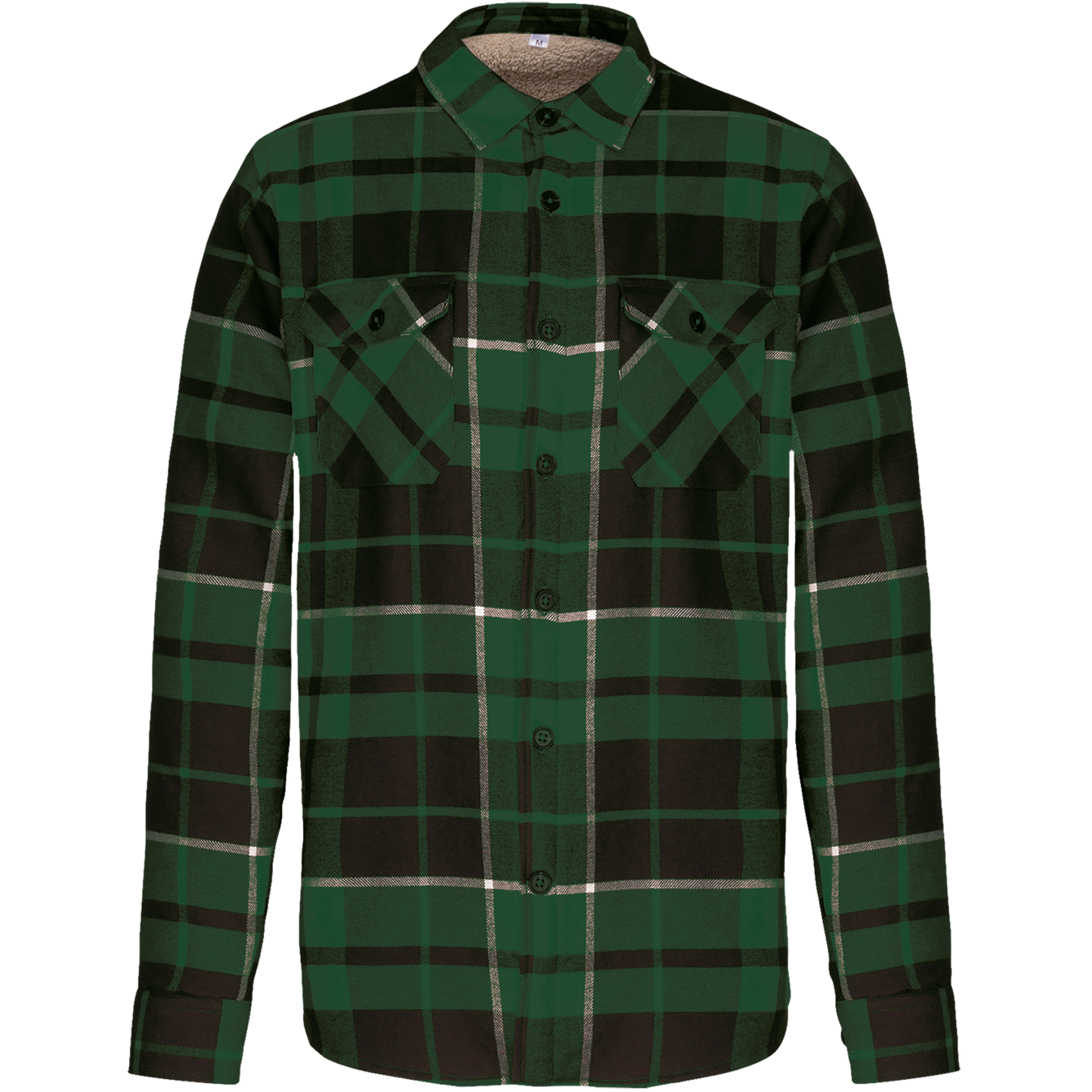 GDTXK579 Forest Green / Black Checked FACE