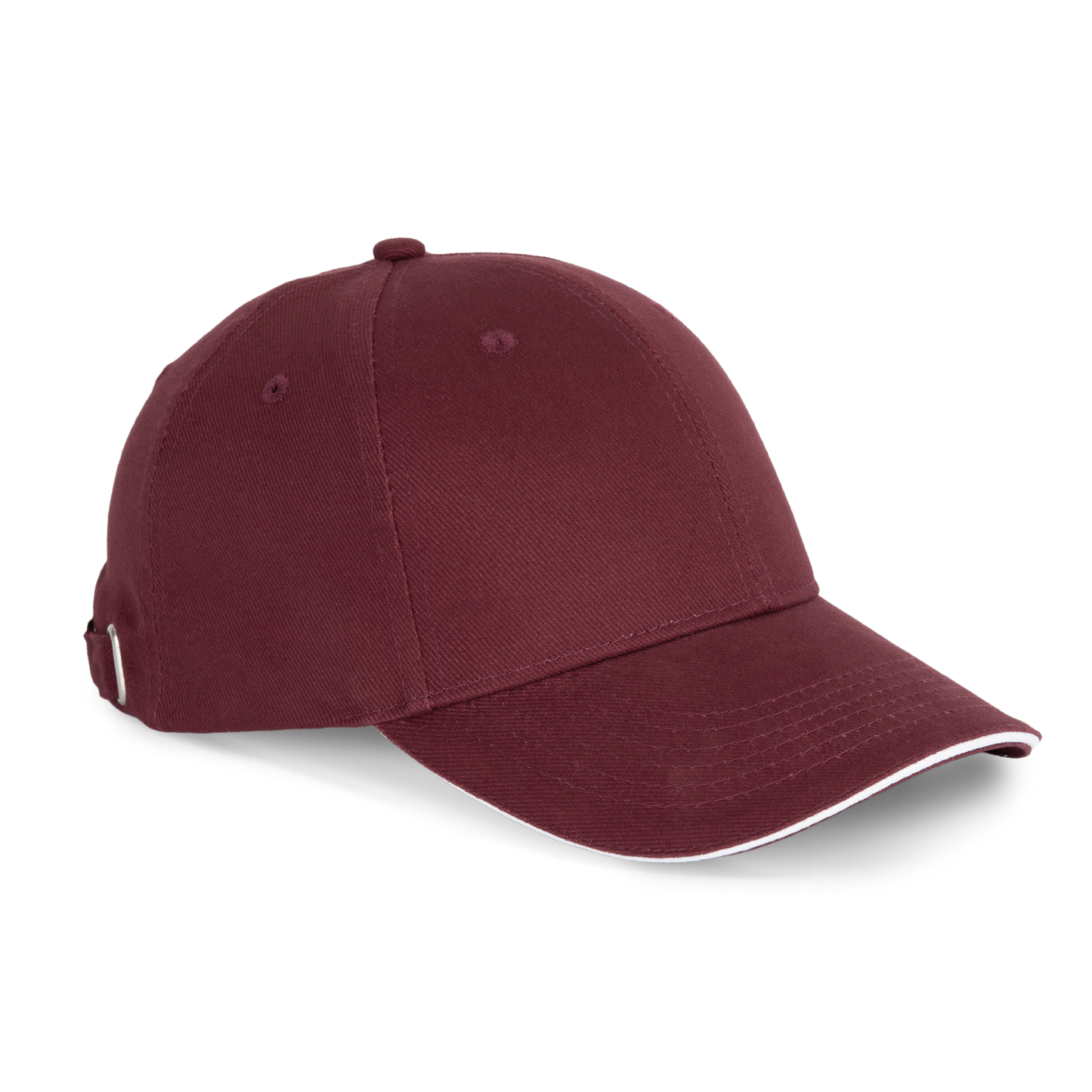 GDTXKP011 Burgundy / White FACE SIDE