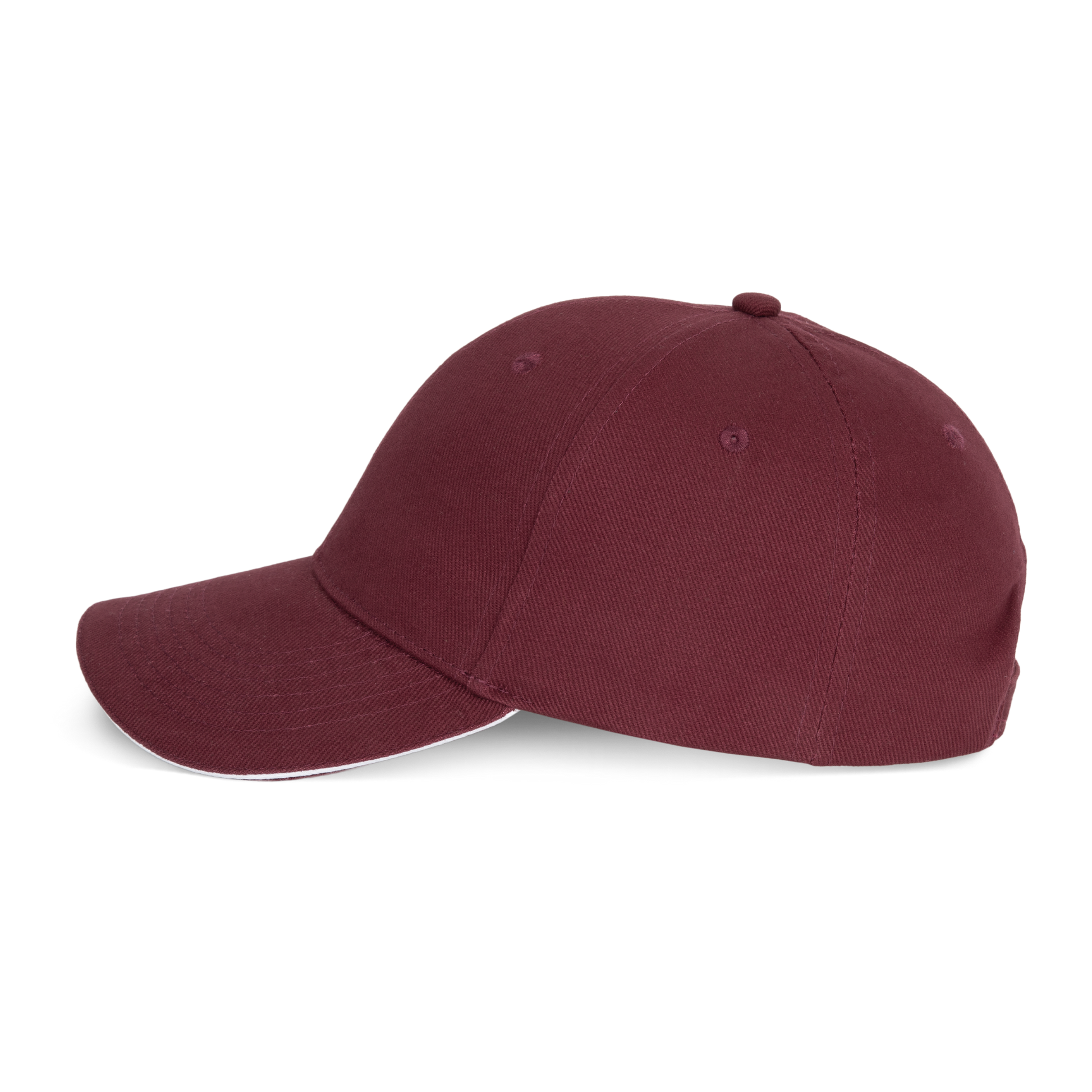 GDTXKP011 Burgundy / White SIDE