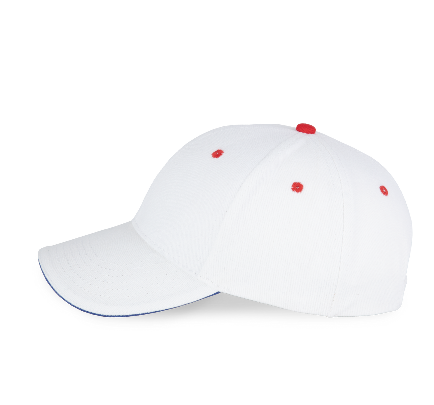 GDTXKP011 White / Royal Blue / Red SIDE