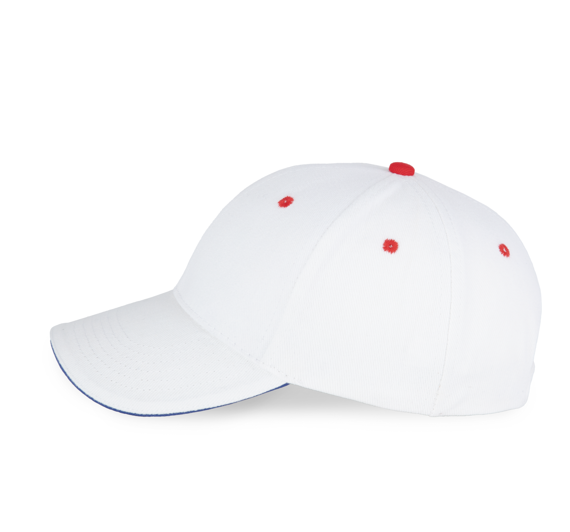 GDTXKP011 White / Royal Blue / Red SIDE