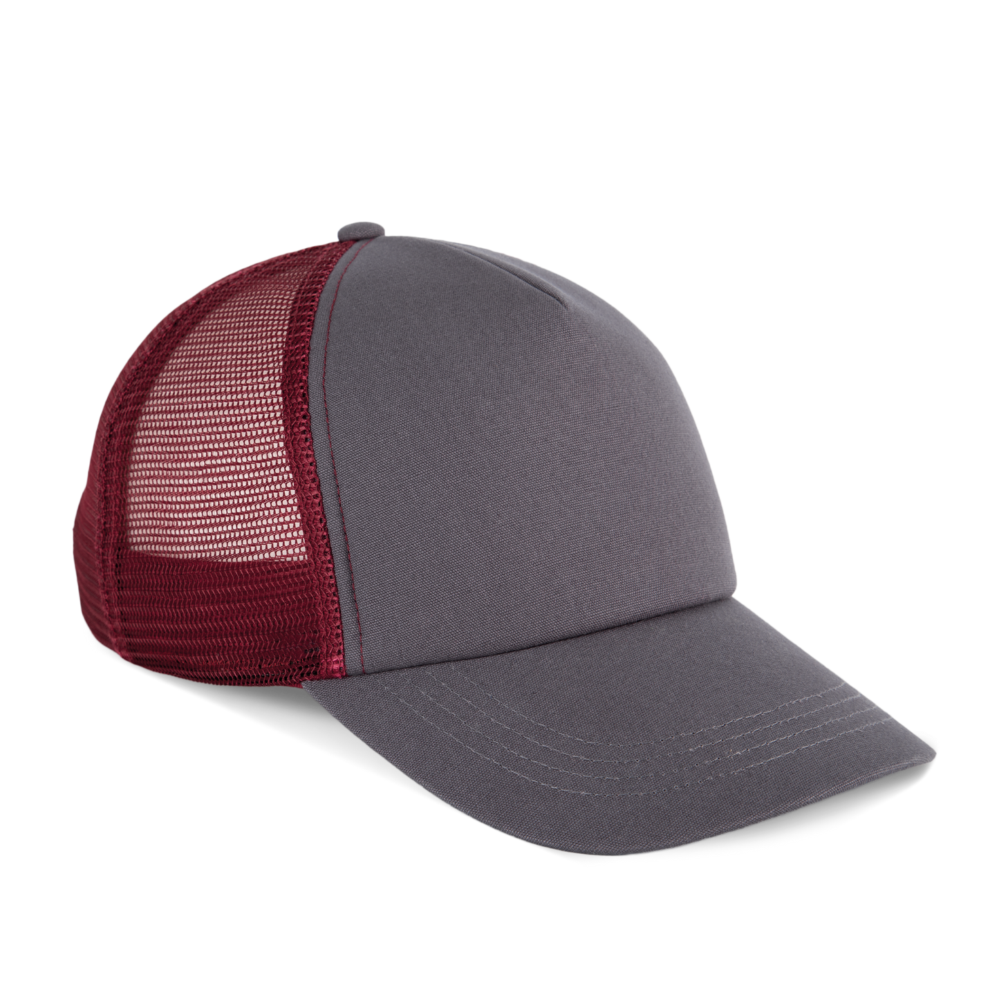 GDTXKP240 Shark Grey / Cabernet Wine FACE SIDE