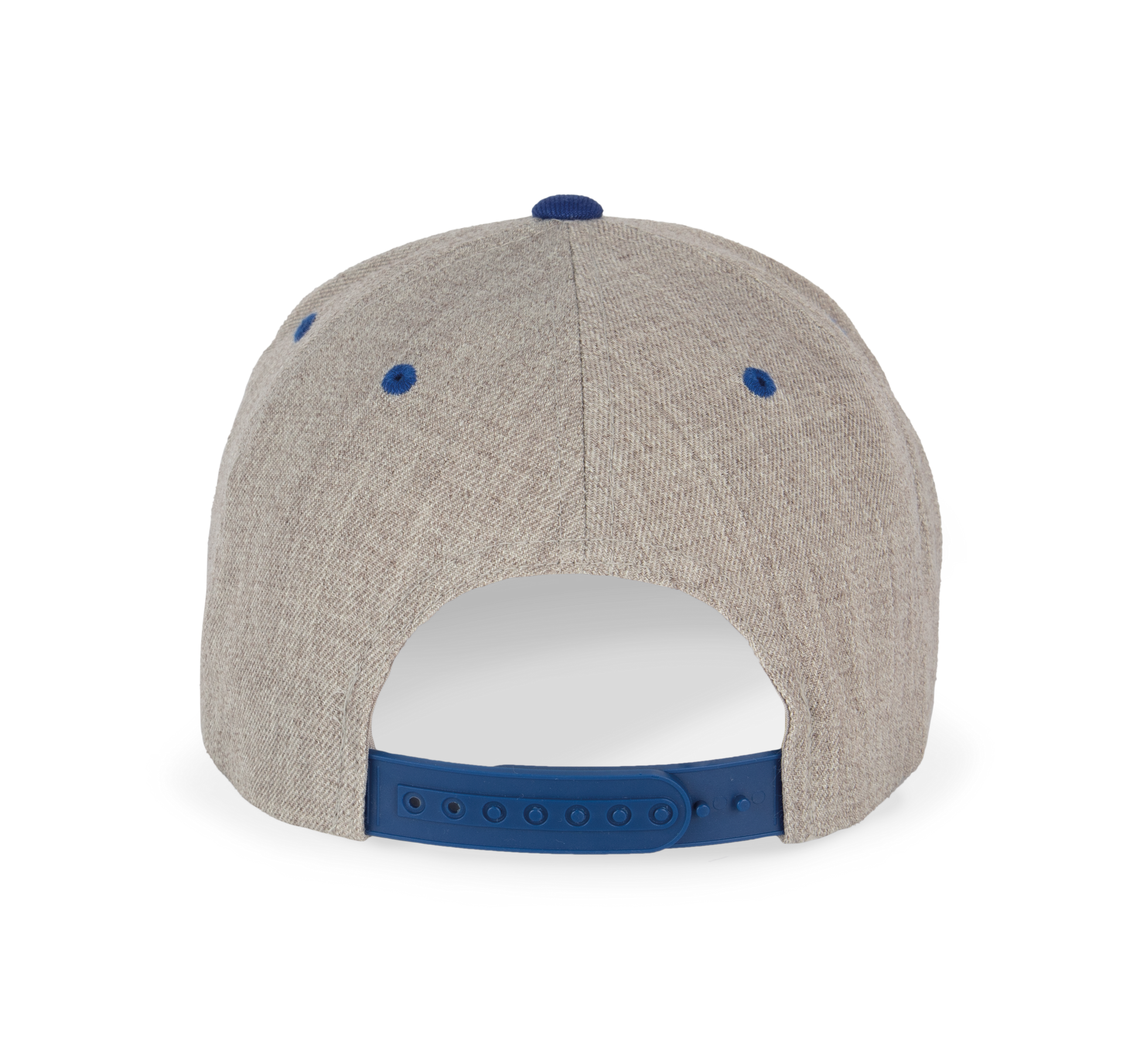 GDTXKP910 Heather Grey / Royal Blue BACK