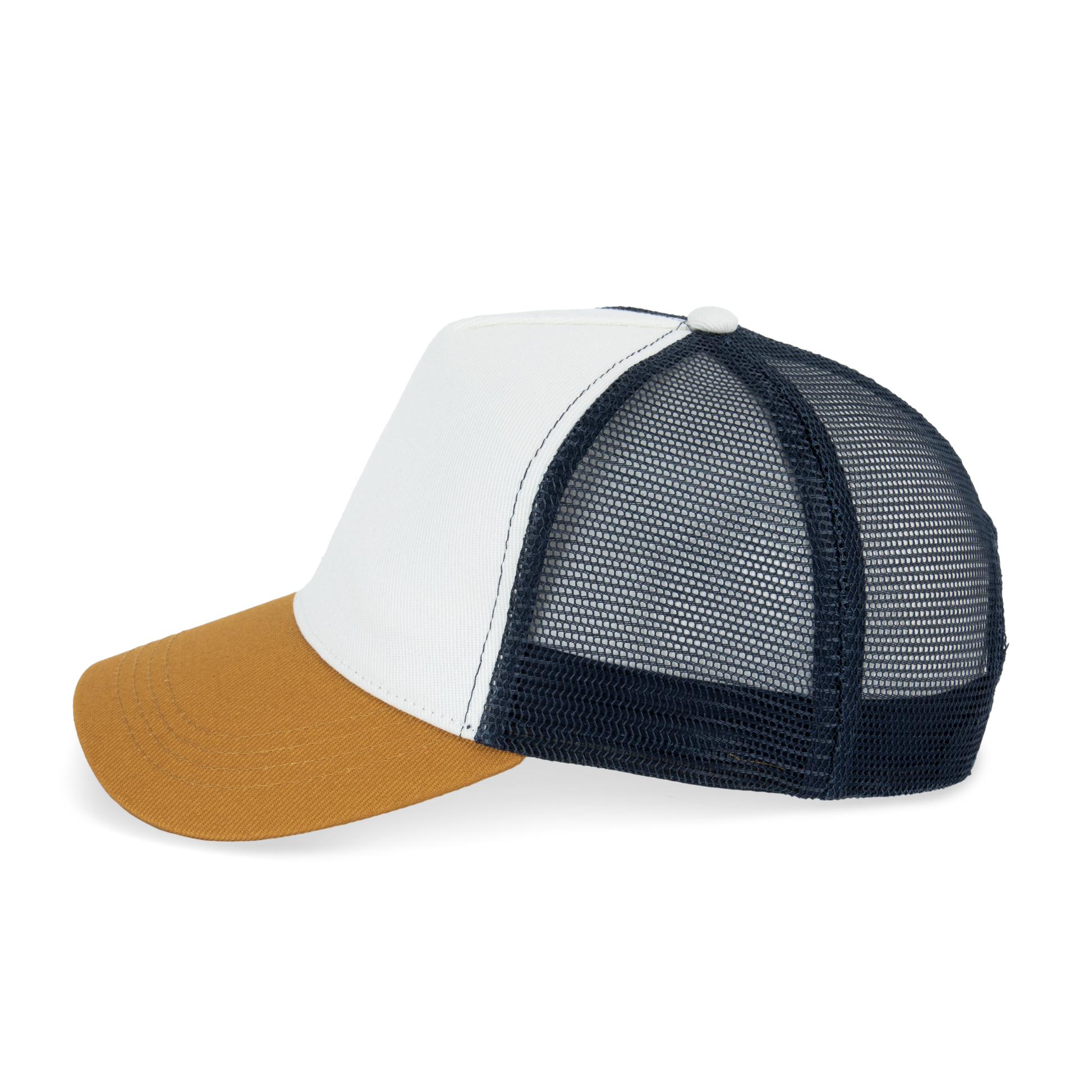 GDTXNS035 Ivory / Curcuma / Navy Blue SIDE