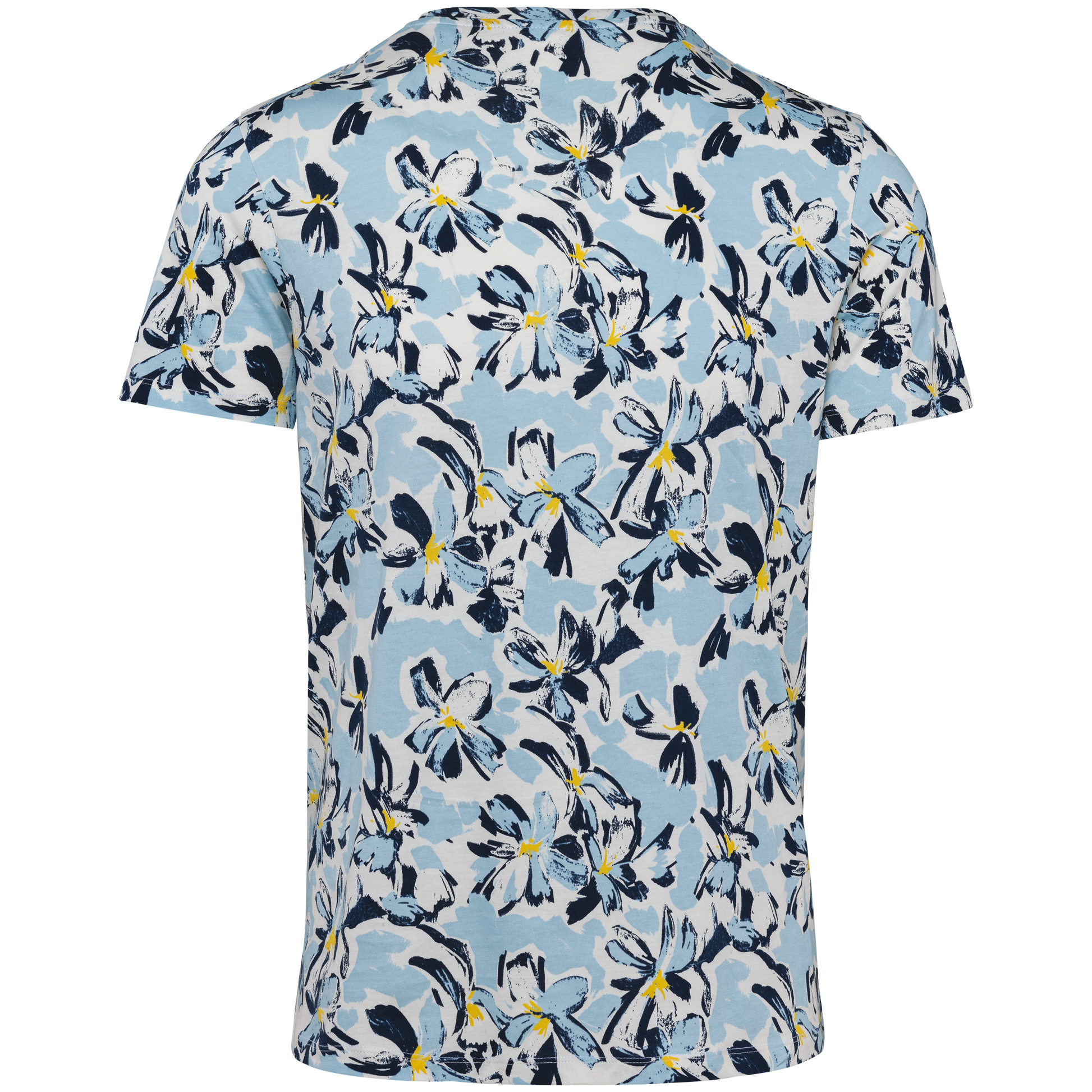 GDTXNS350 Ivory Floral Blue BACK