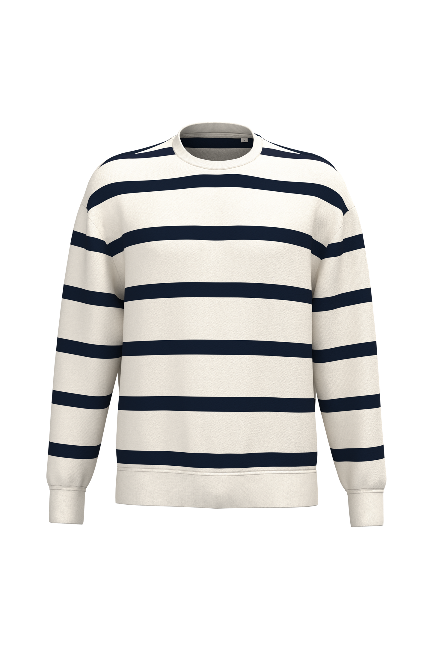 GDTXNS450 Ivory/ Navy blue stripes FACE