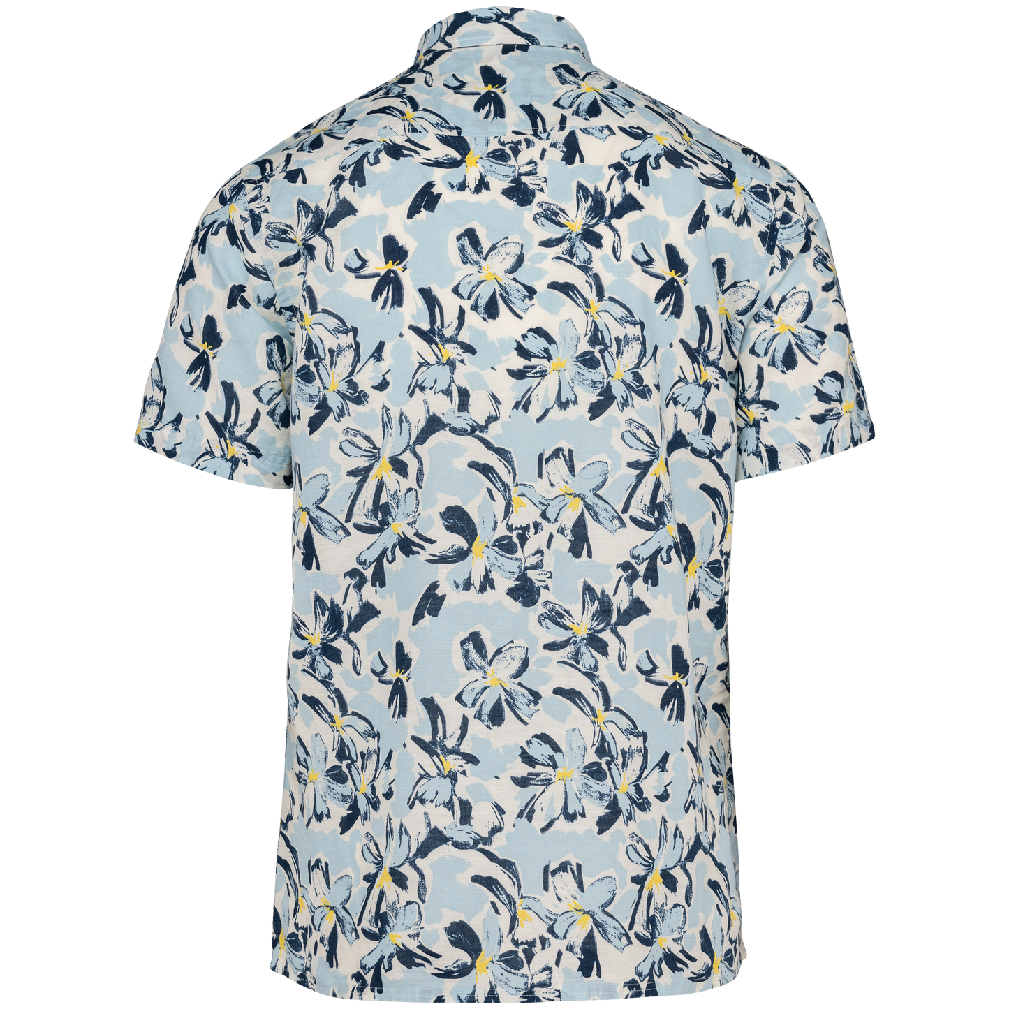 GDTXNS530 Ivory Floral Blue BACK