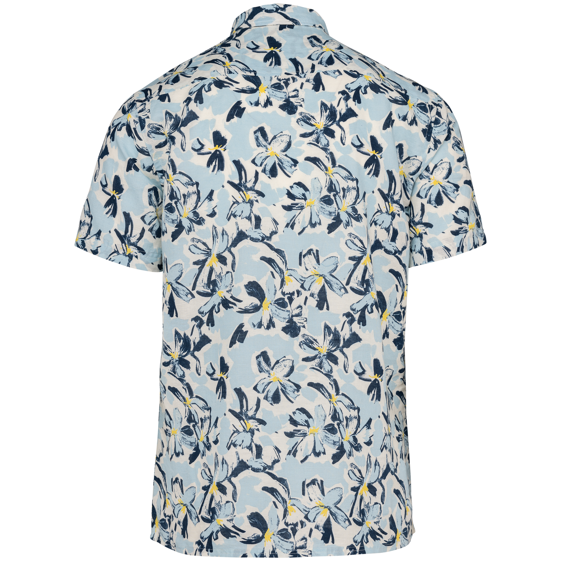 GDTXNS530 Ivory Floral Blue BACK