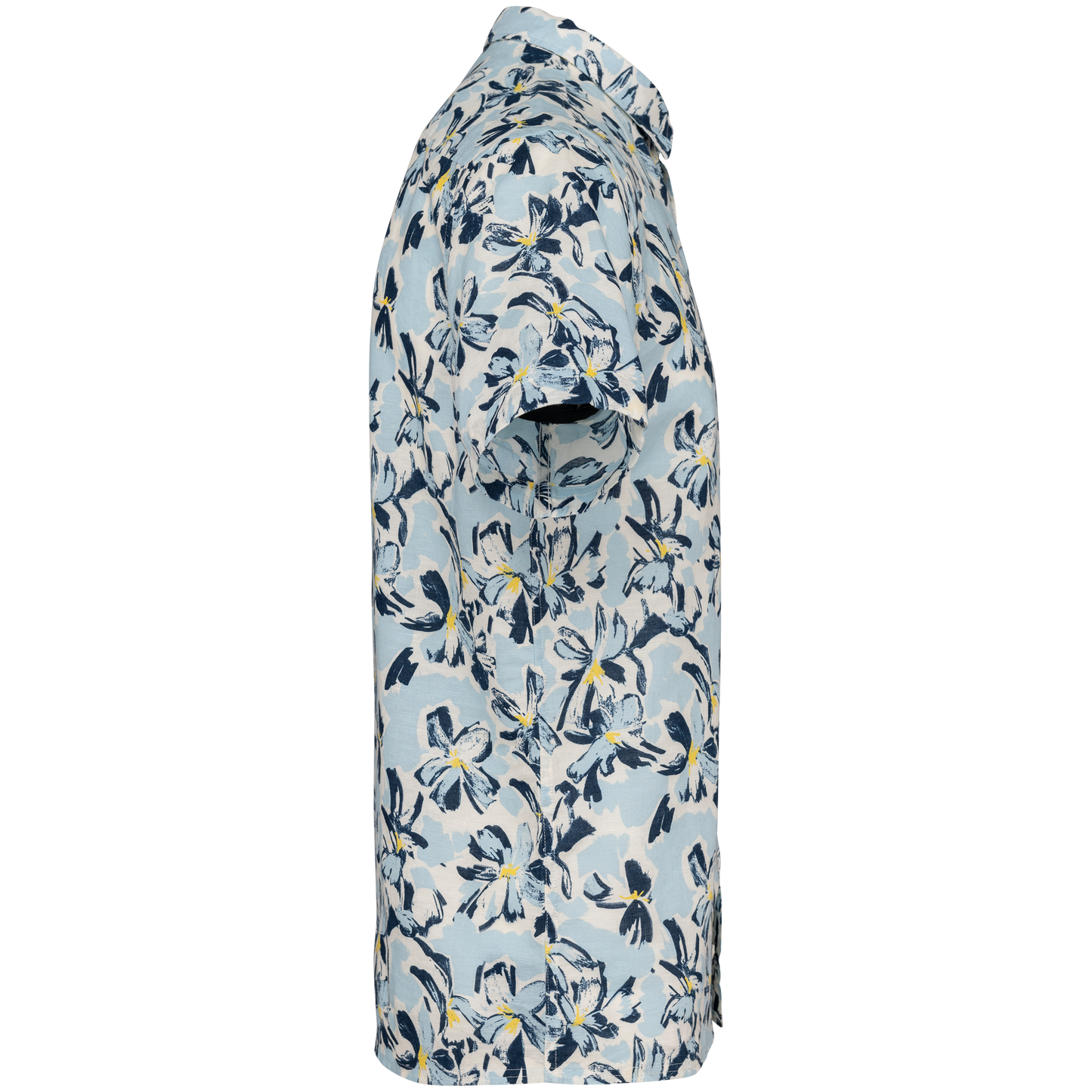 GDTXNS530 Ivory Floral Blue SIDE