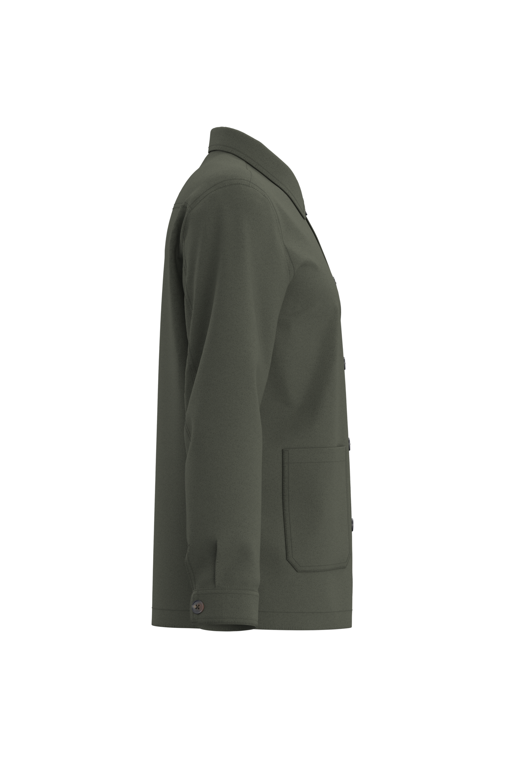 GDTXNS611 Washed Organic Khaki SIDE