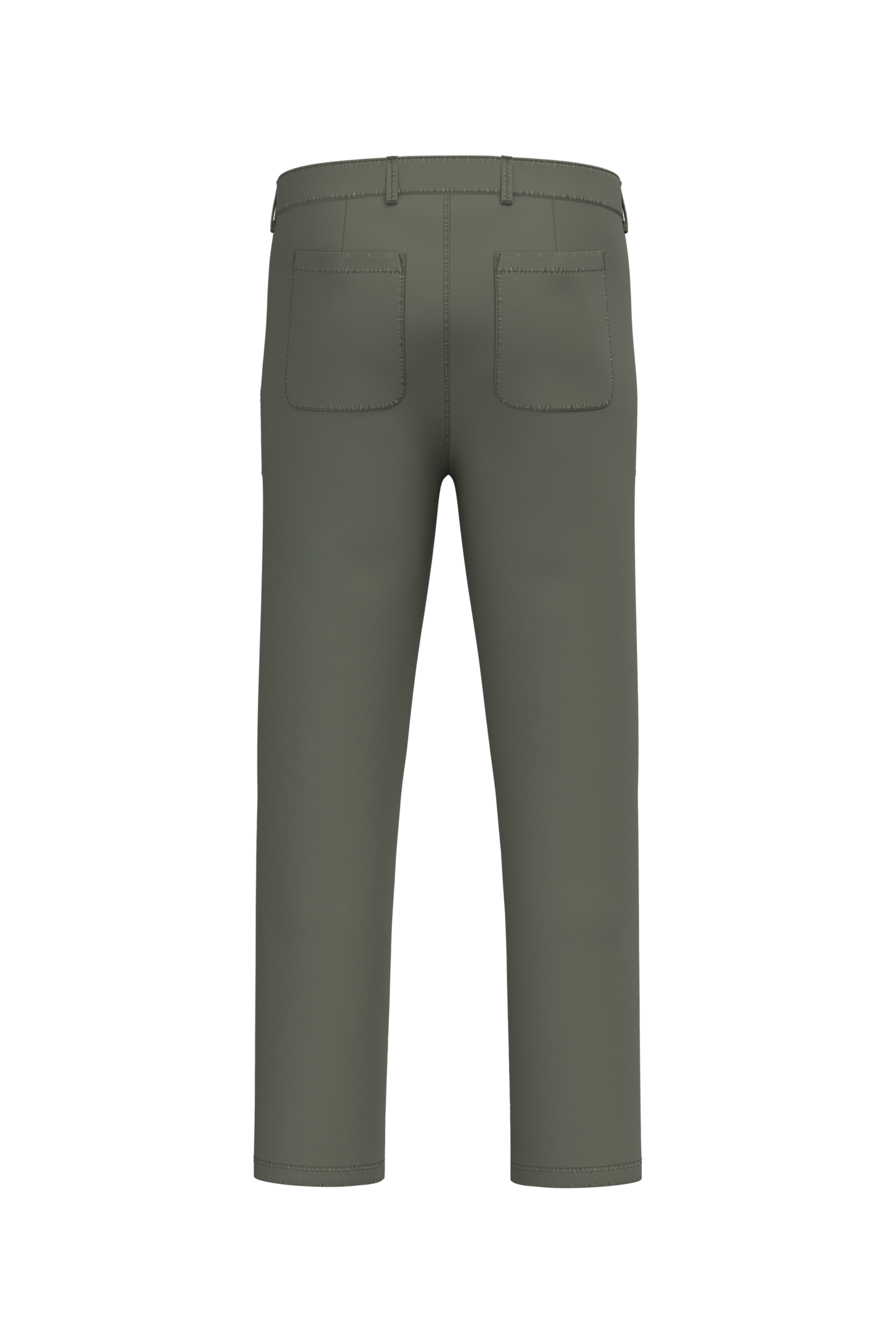 GDTXNS735 Washed Organic Khaki BACK