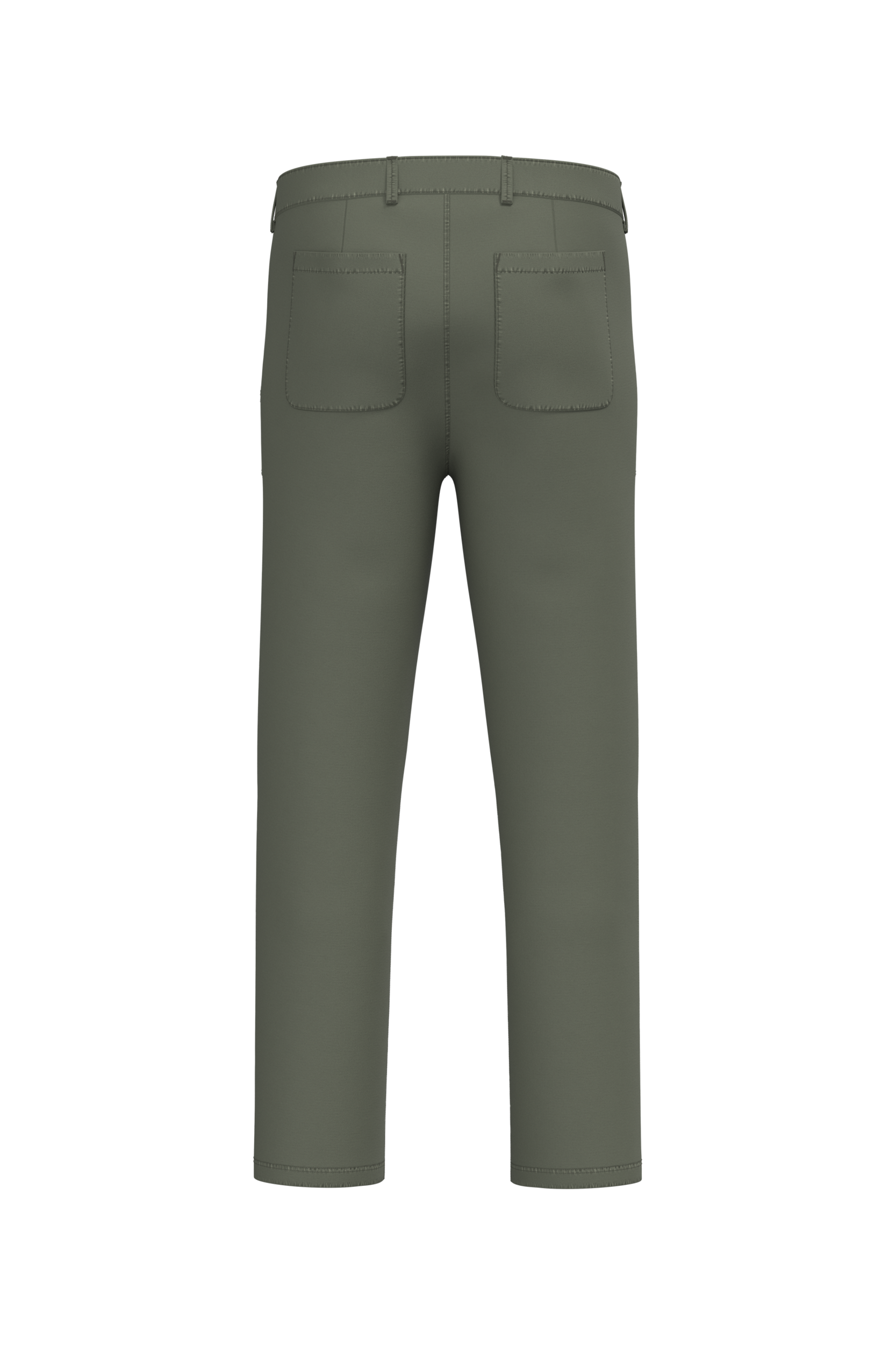 GDTXNS735 Washed Organic Khaki BACK
