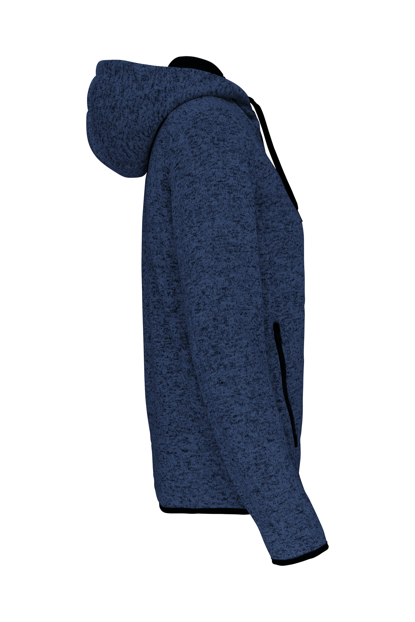 GDTXPA366 Light royal blue melange SIDE
