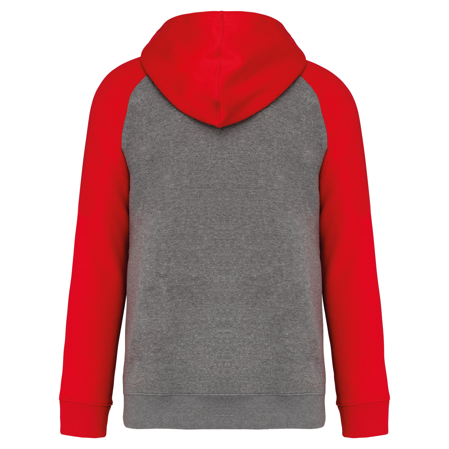 GDTXPA370 Grey Heather / Sporty Red BACK
