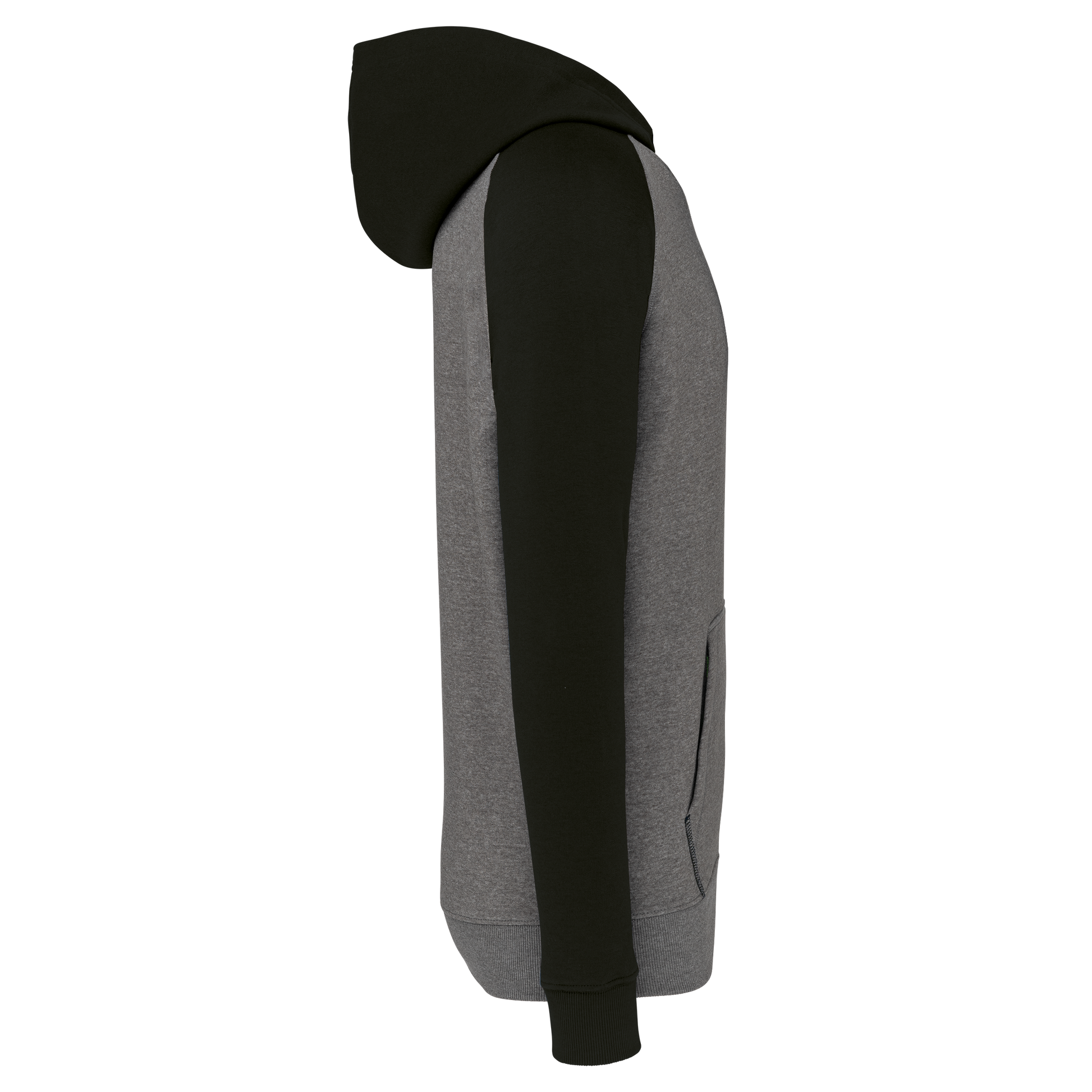 GDTXPA370 Grey Heather / Black SIDE