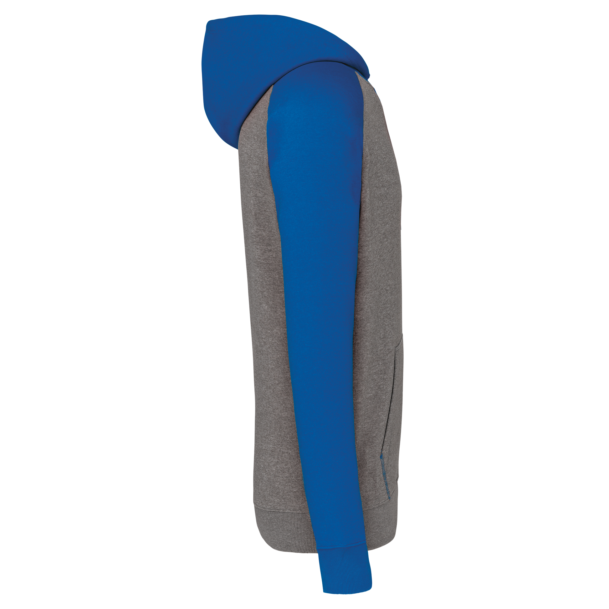 GDTXPA370 Grey heather/Sporty royal blue SIDE