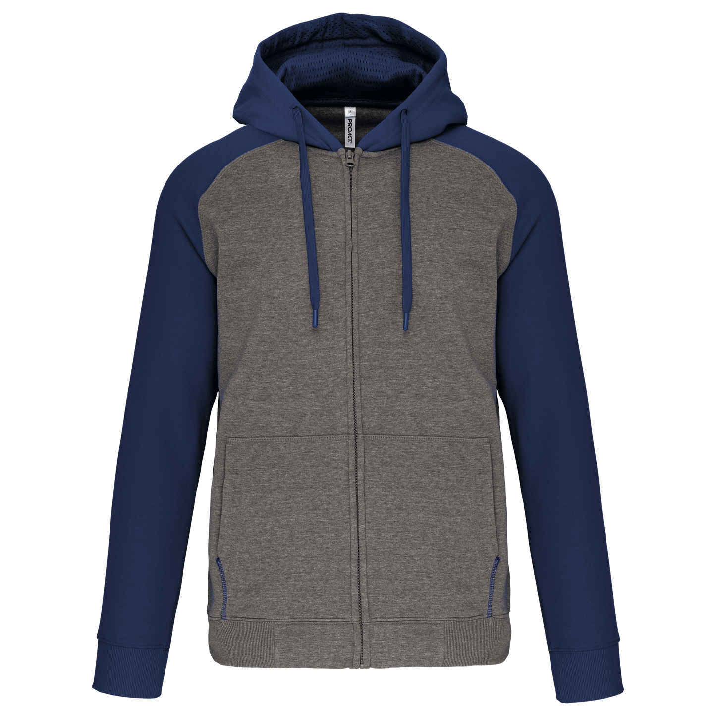 GDTXPA380 Grey Heather / Sporty Navy FACE