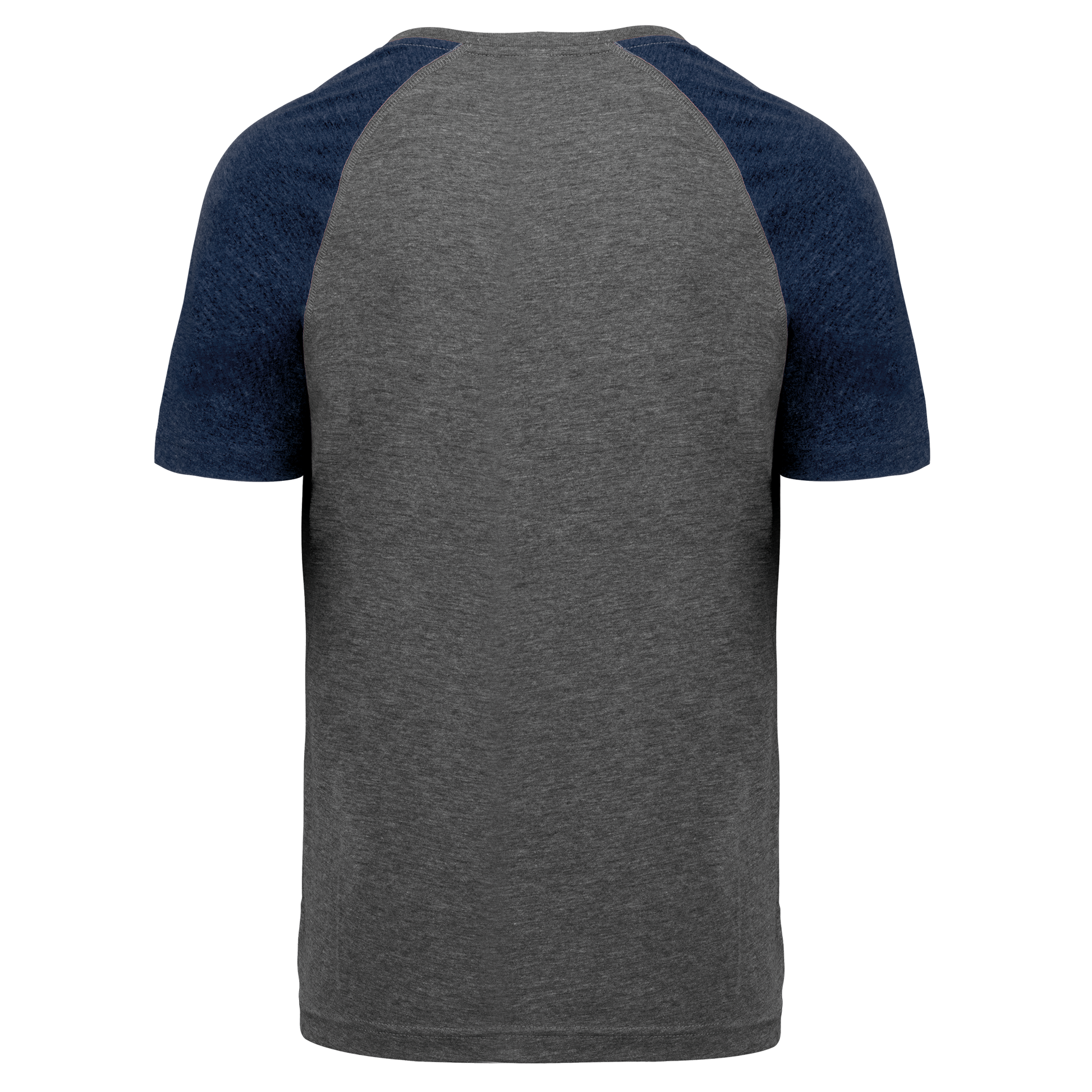 GDTXPA4010 Grey Heather / Sporty Navy Heather BACK
